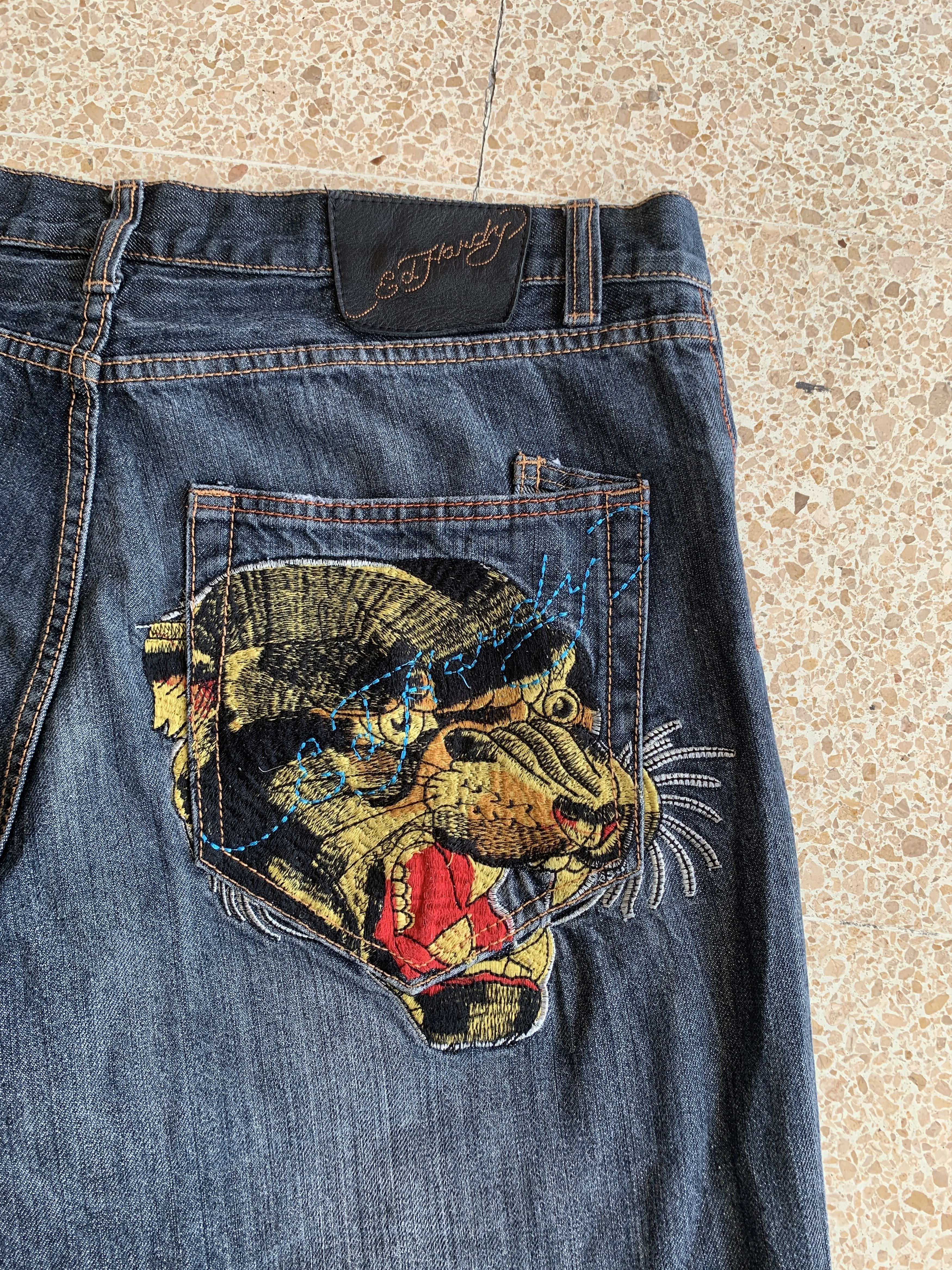 CRAZY Y2K Realistic Realtree Camo Denim Jeans Baggy 38x32