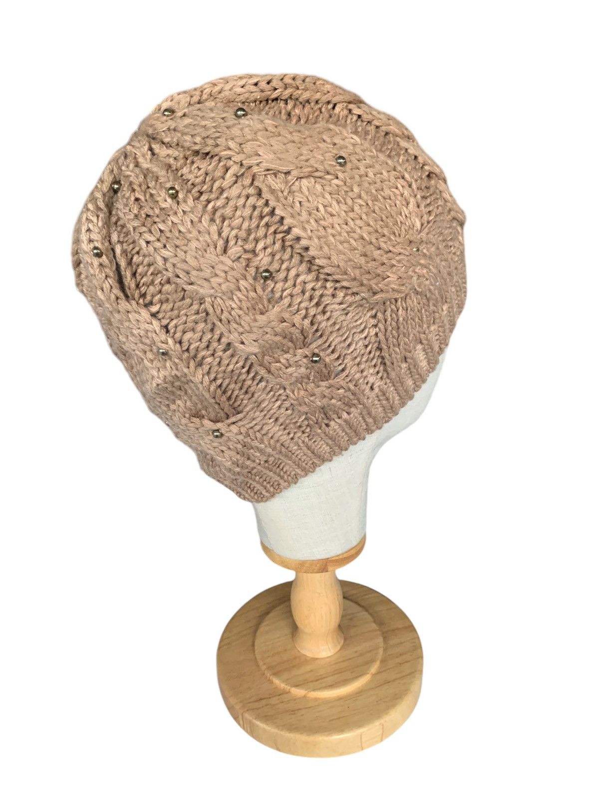 Japanese Brand Rare Crochet Knitted Beanie Hats punk style Size ONE SIZE - 5 Thumbnail