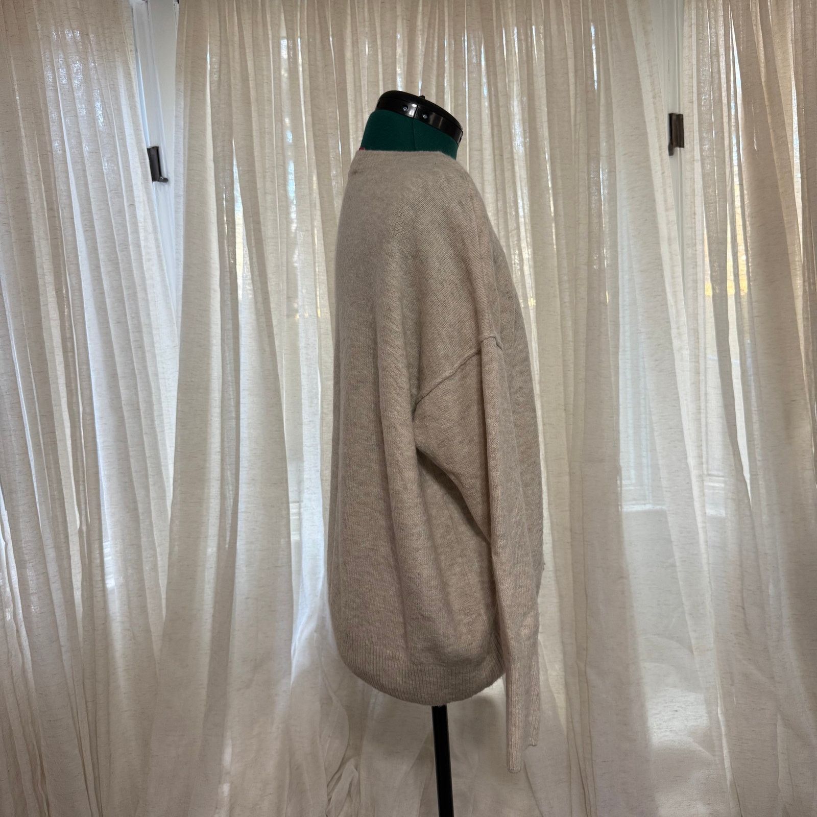 Vince Camuto Vince Camuto Oversized Beige Sweater | Sz S Size S / US 4 / IT 40 - 4 Thumbnail