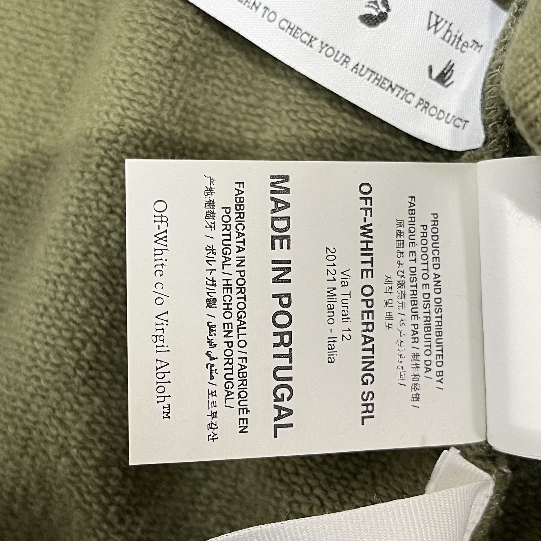 Off-White Off White Rubber Arrows Hoodie Green Size US M / EU 48-50 / 2 - 12 Thumbnail