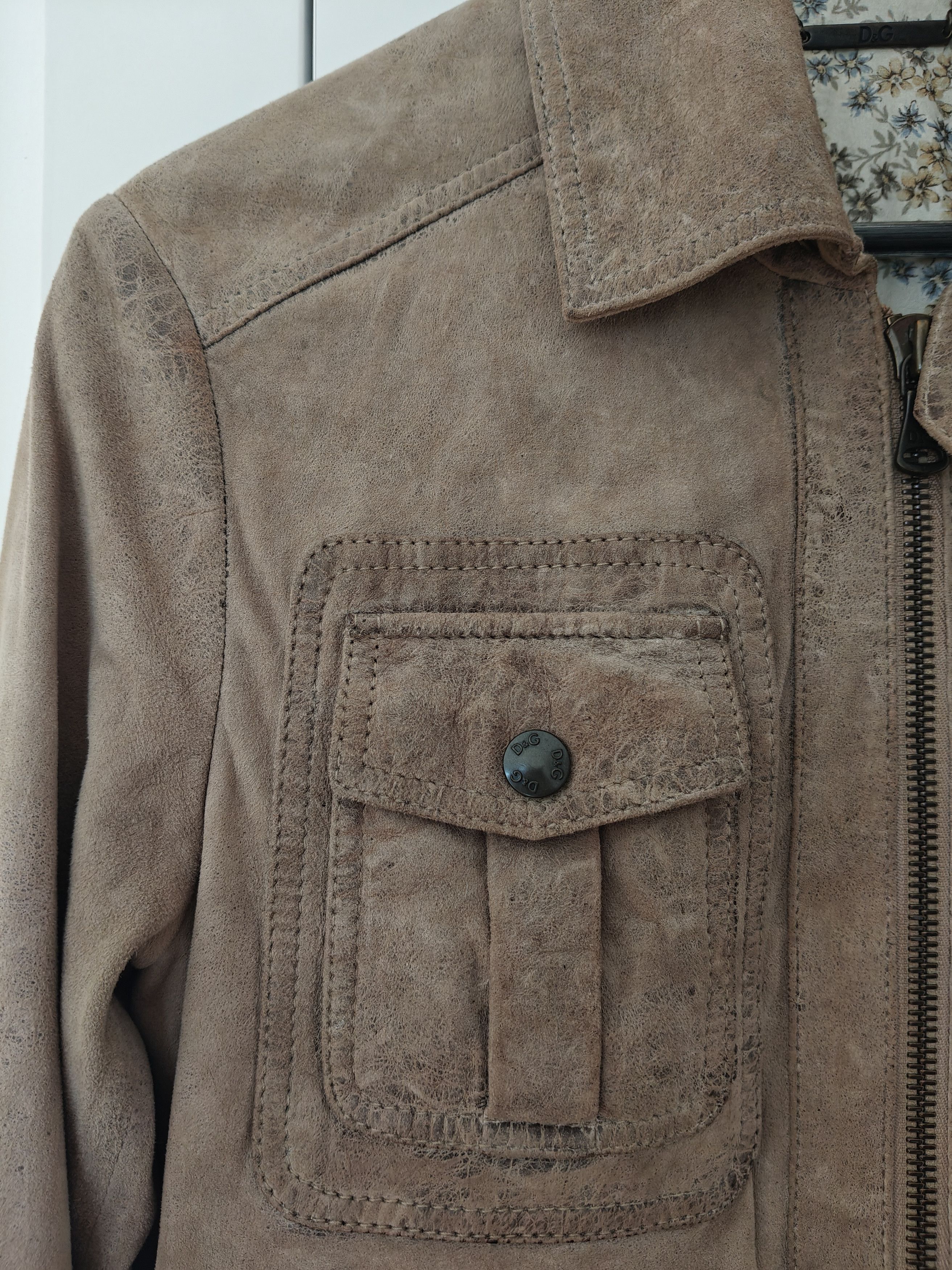 Dolce & Gabbana vintage Dolce & Gabbana waxed goatskin jacket Size US S / EU 44-46 / 1 - 5 Thumbnail