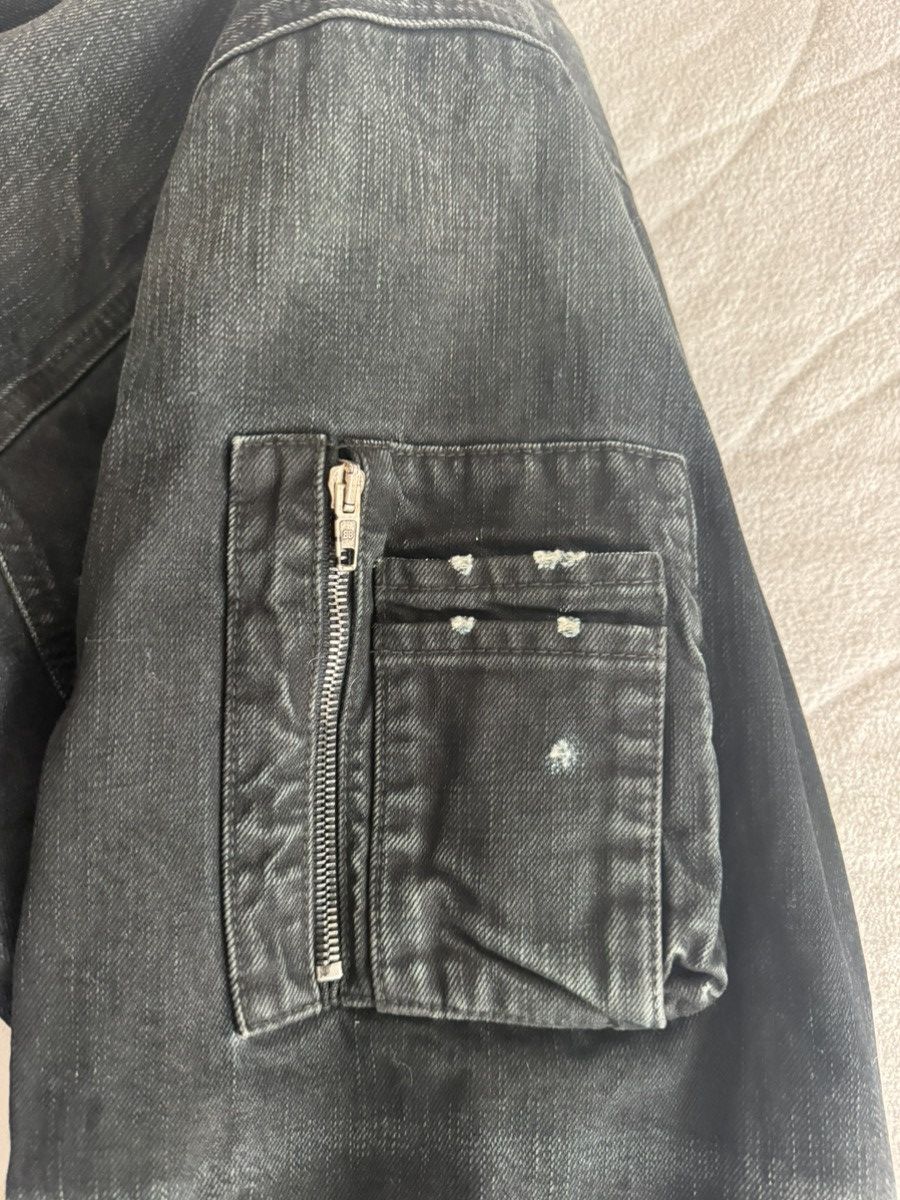 Balenciaga Balenciaga Padded Denim Bomber Jacket, M – CROC (Black/Blue) Size US M / EU 48-50 / 2 - 3 Thumbnail