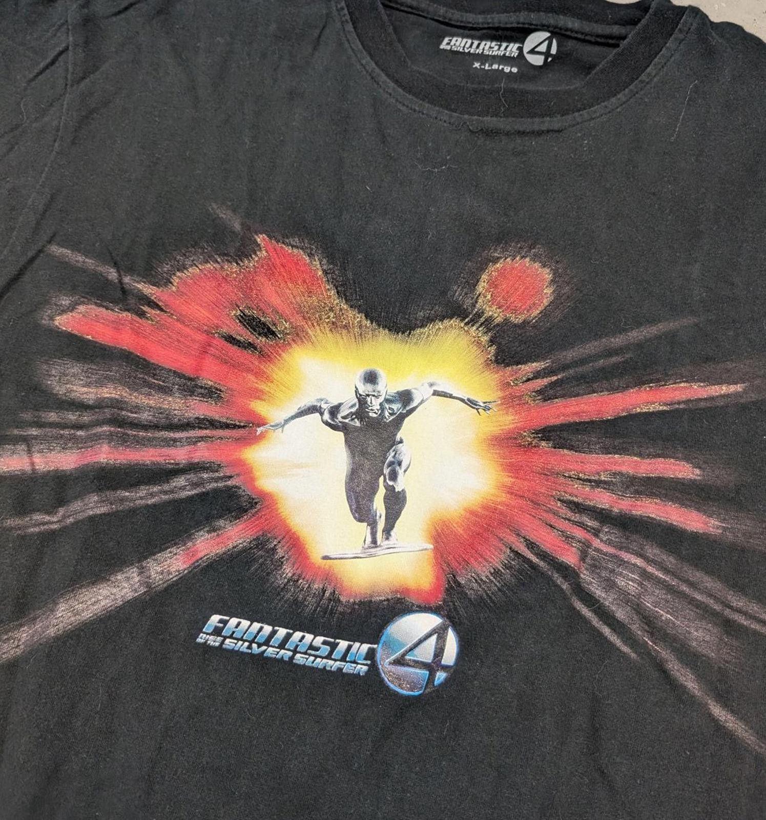 Fantastic Four Rise of the Silver Surfer Movie promo t-shirt