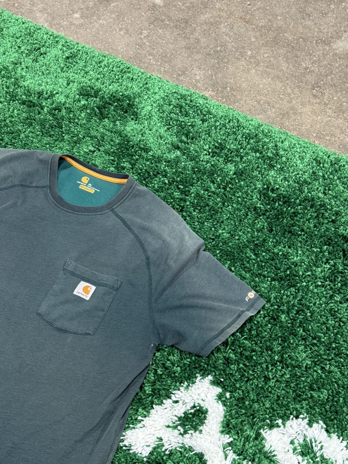 Carhartt Carhartt Forest Green Active Force Pocket Logo Patch Tee XL Size US XL / EU 56 / 4 - 2 Thumbnail