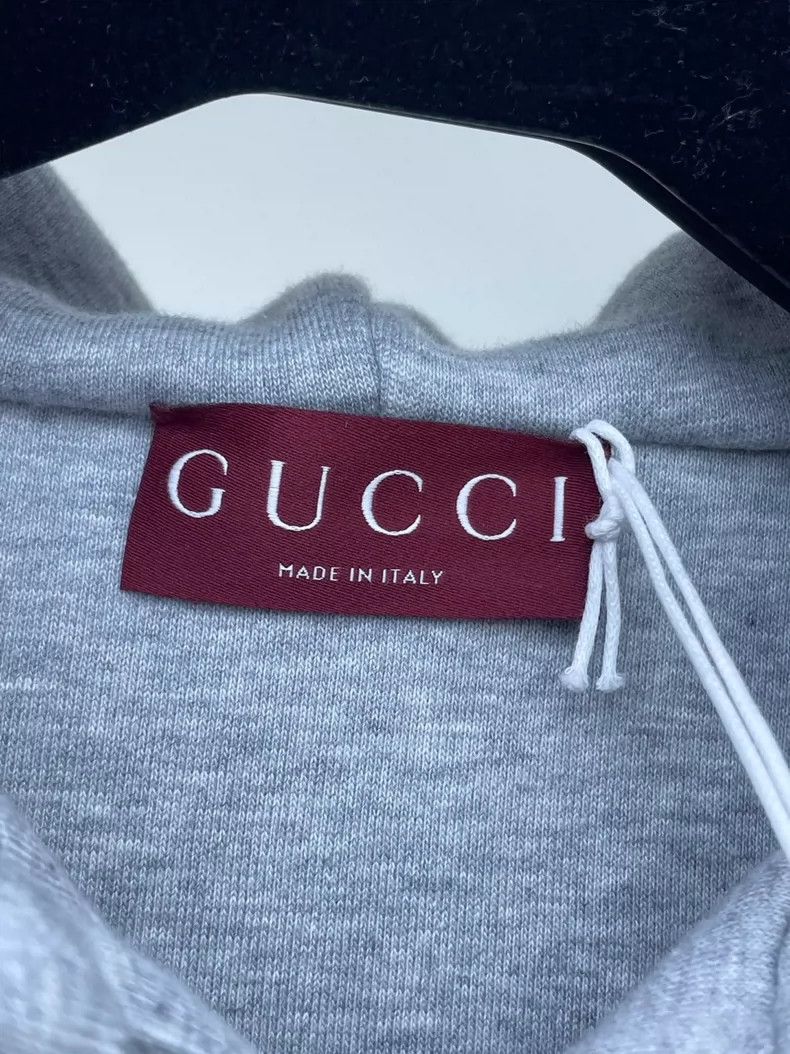 Gucci Gucci New gray zipper hooded sweatshirt 2504-Nextarrow Size US XXS / EU 40 - 5 Thumbnail