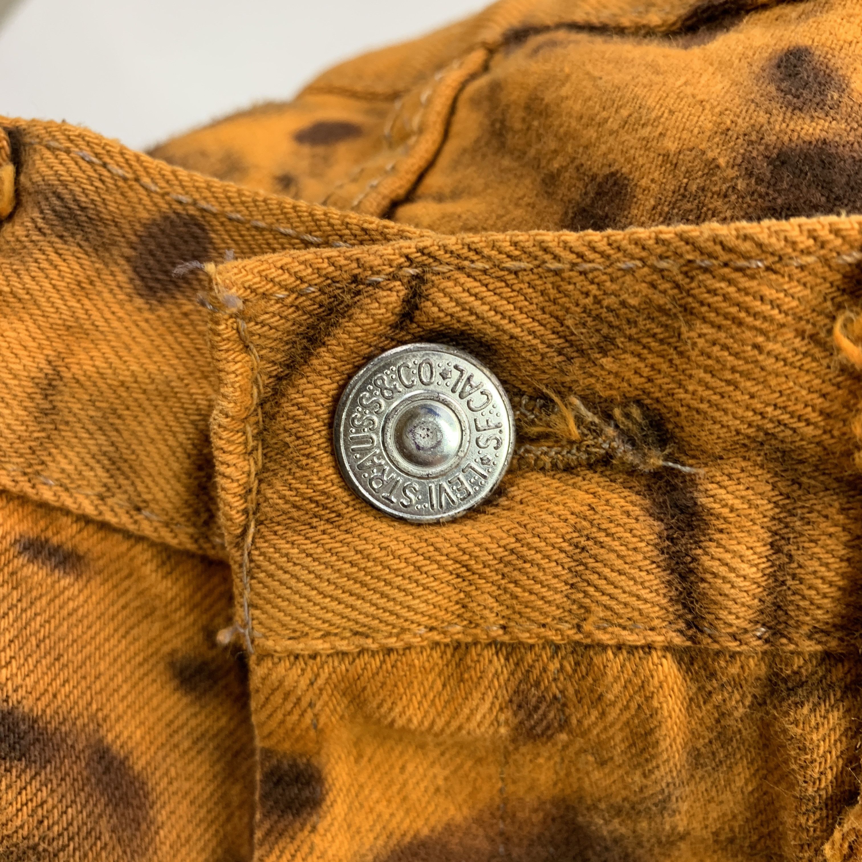 Levi's 90s 501 *Made in US* Tie Dyed Jeans Size US 31 - 11 Thumbnail