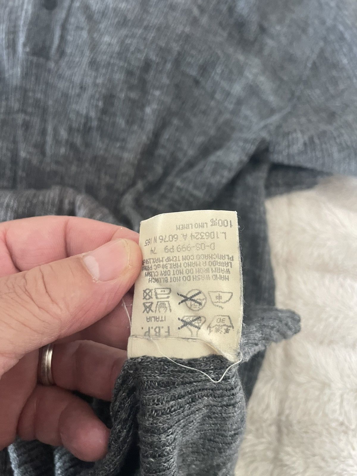 Les Copains 100% Linen 3 Button Polo knit Size US L / EU 52-54 / 3 - 9 Thumbnail