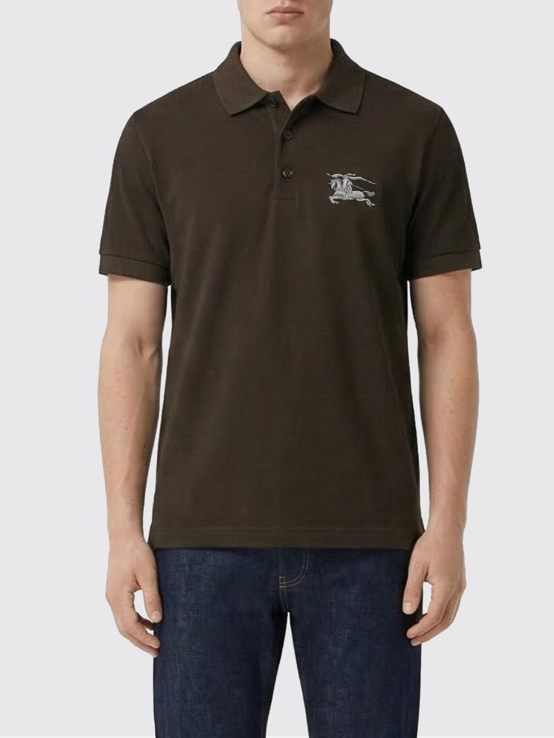 Burberry Burberry Polo Shirt Men Green Size US S / EU 44-46 / 1 - 1 Thumbnail