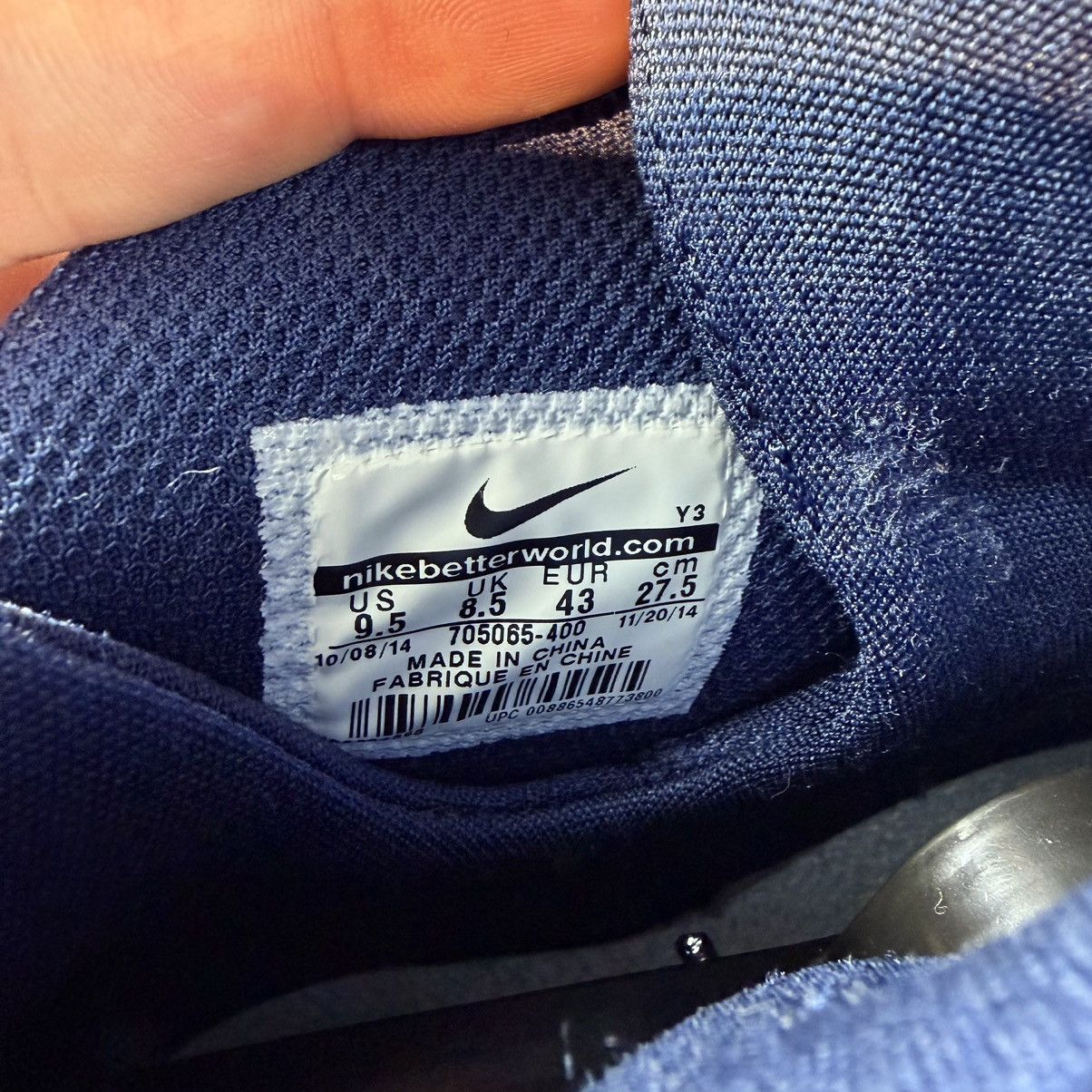 Nike Nike Air Pippen 6 DENIM Mens Size 9.5 705065-400 Basketball Size US 9.5 / EU 42-43 - 6 Thumbnail