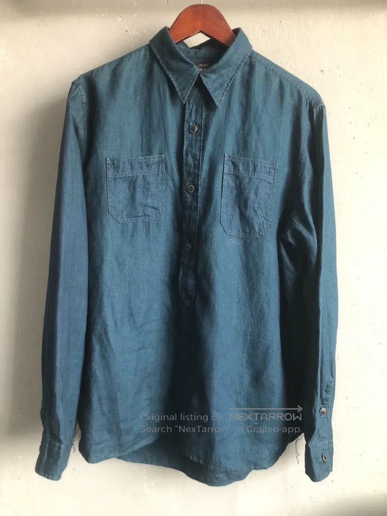 RRL Ralph Lauren RRL Ralph Lauren Depp's same linen workwear shirt shirt Size US M / EU 48-50 / 2 - 3 Thumbnail