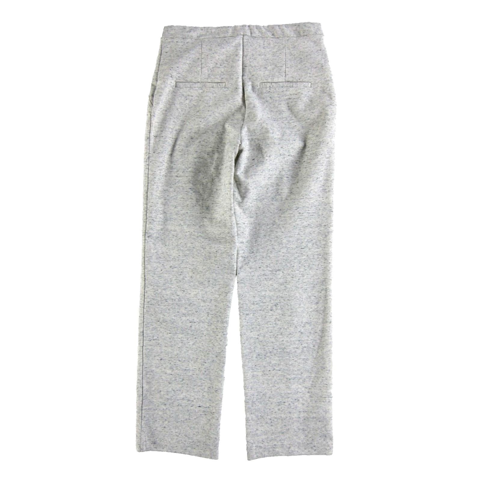 Vintage Lysse Grey Cotton Jersey Stretch High Rise Waist Comfy Stylish Pant Women XS Size XS / US 0-2 / IT 36-38 - 2 Thumbnail