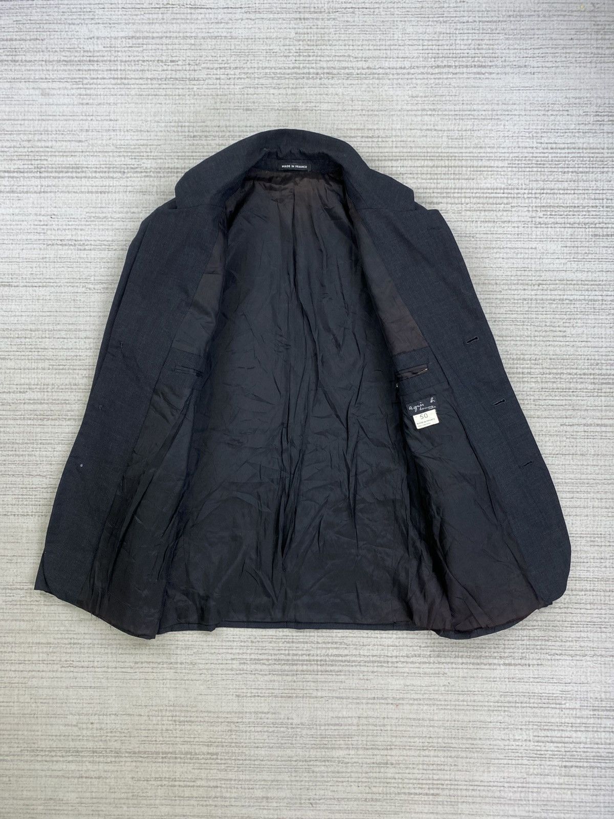 agnes b. 🔥 Agnes B. Made in France Black Blazer Jacket Size US M / EU 48-50 / 2 - 6 Thumbnail