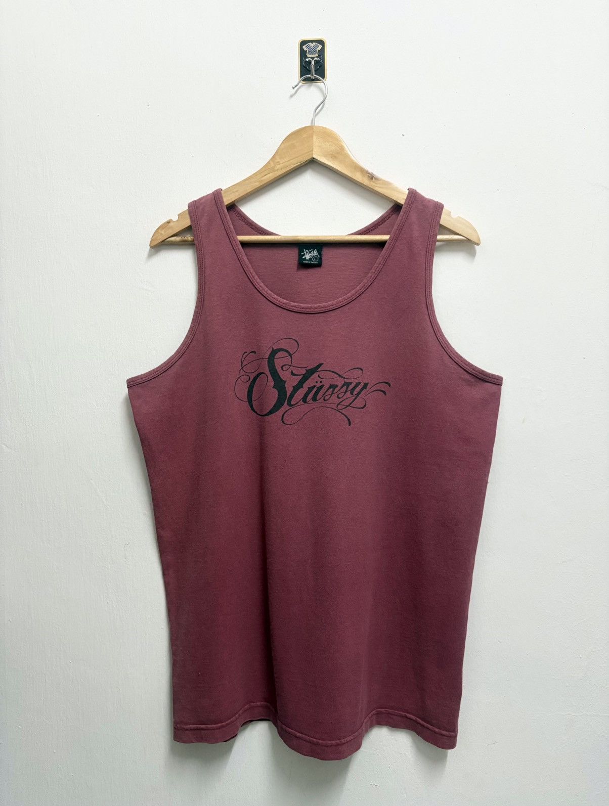 Stussy 2000's Stussy Fatal Maroon Sleveless Size US L / EU 52-54 / 3 - 1 Thumbnail