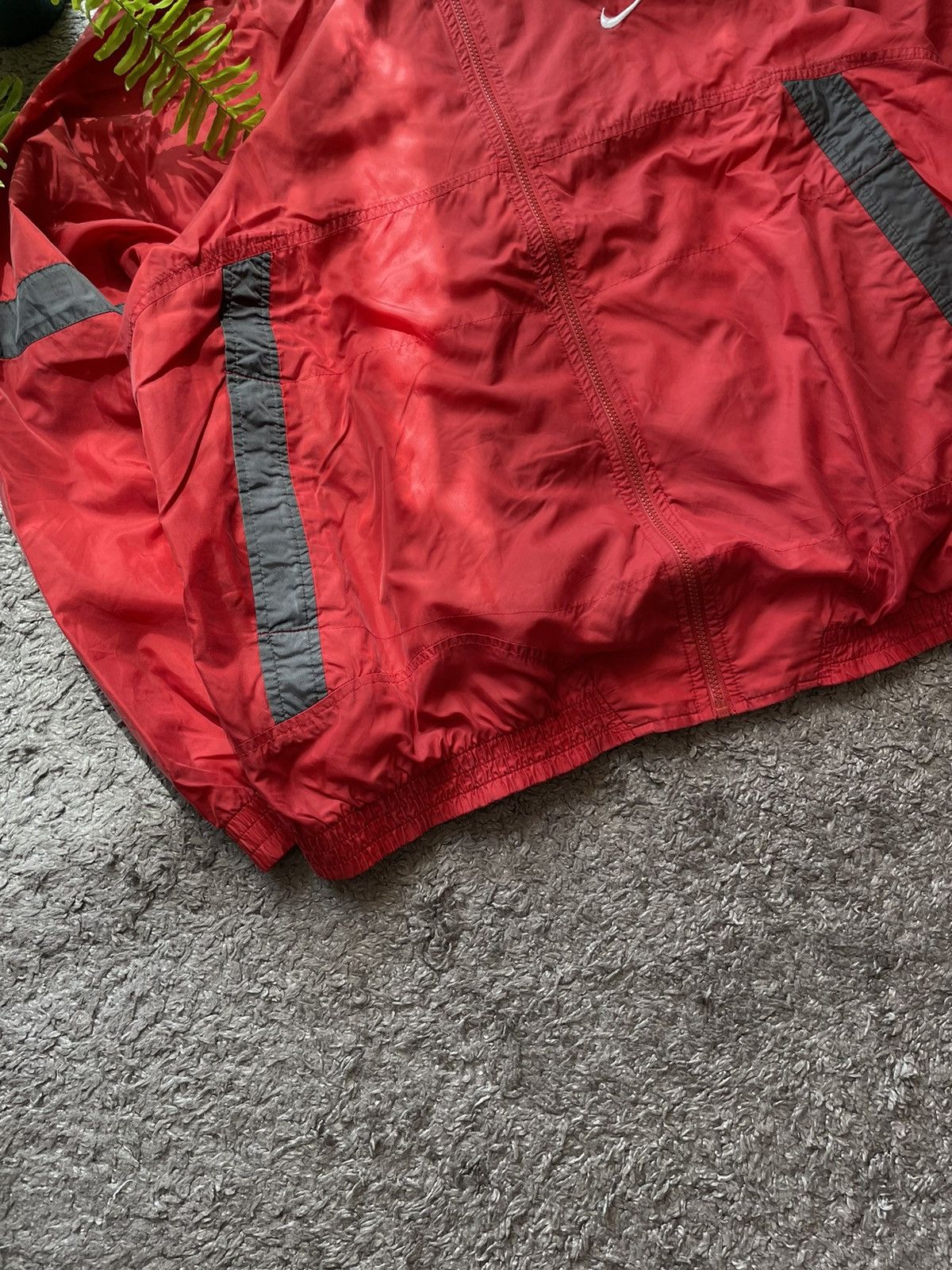 Nike × Vintage 90s Nike Vintage Jacket Streetwear Rare Big Logo Swoosh Size US XL / EU 56 / 4 - 16 Thumbnail