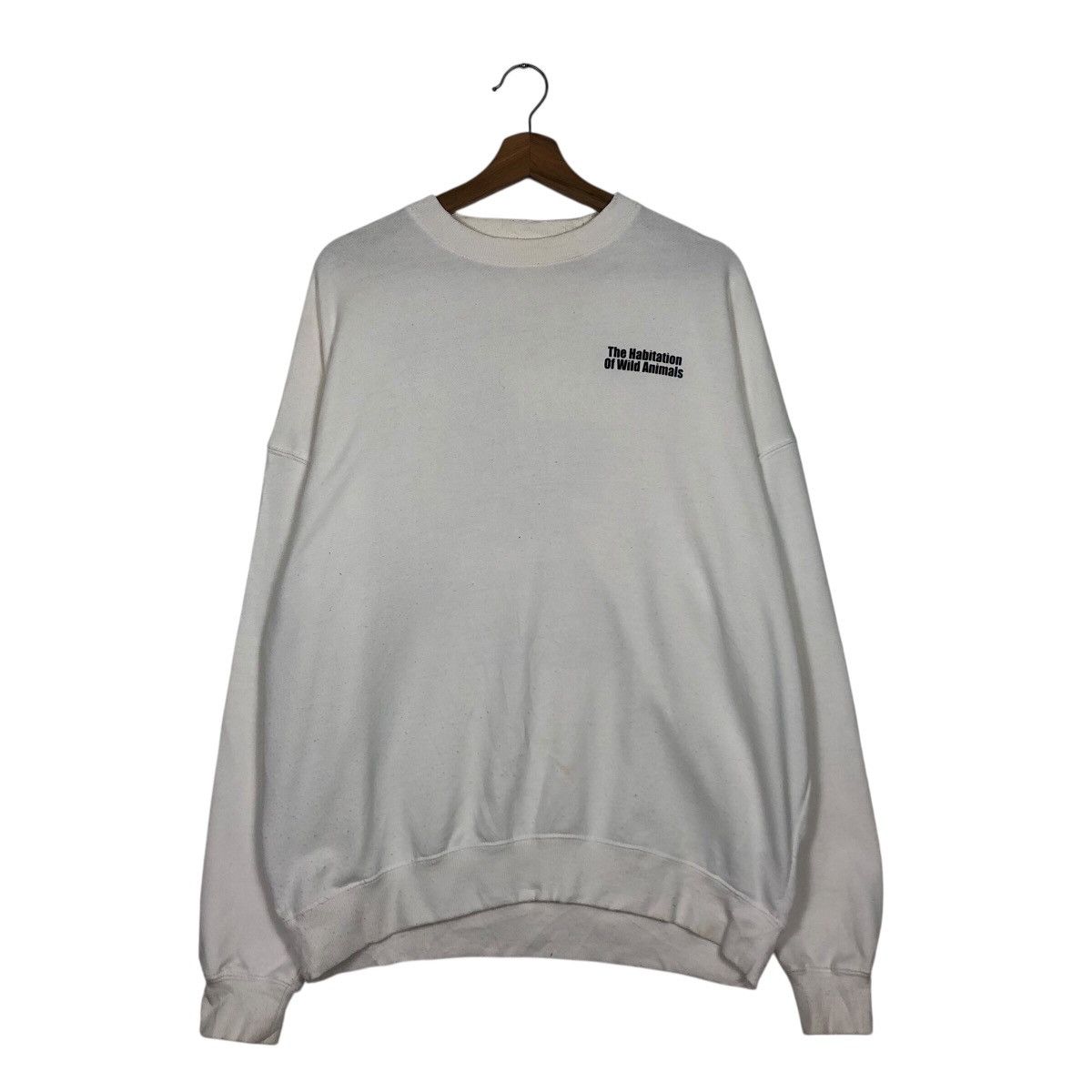 Japanese Brand 📌Vintage Sweatshirt Wego Full Print Habitat Big Logo Design Size US L / EU 52-54 / 3 - 2 Thumbnail