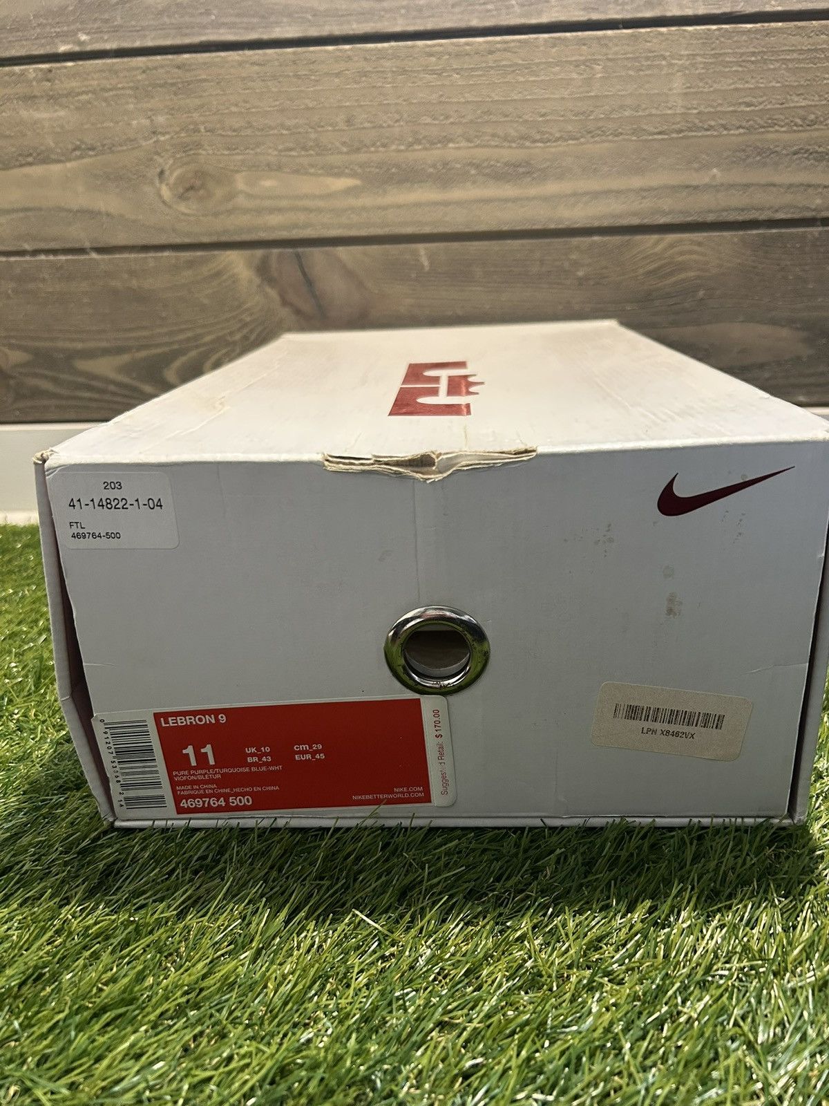 Nike Nike Lebron 9 Size 11 Summit Lake Hornets w/og box Size US 11 / EU 44 - 7 Thumbnail