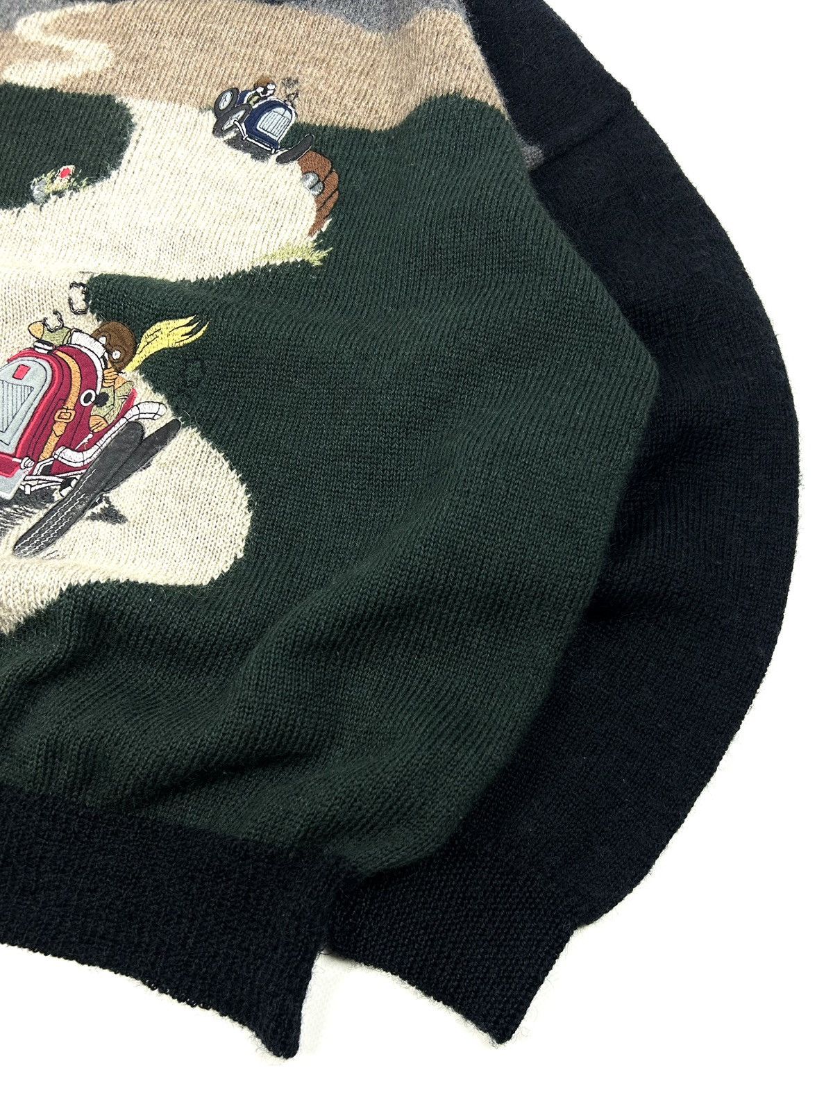 Iceberg rare Iceberg 90s Cartoon Racing Wool Sweater Vintage Italy Size US L / EU 52-54 / 3 - 10 Thumbnail
