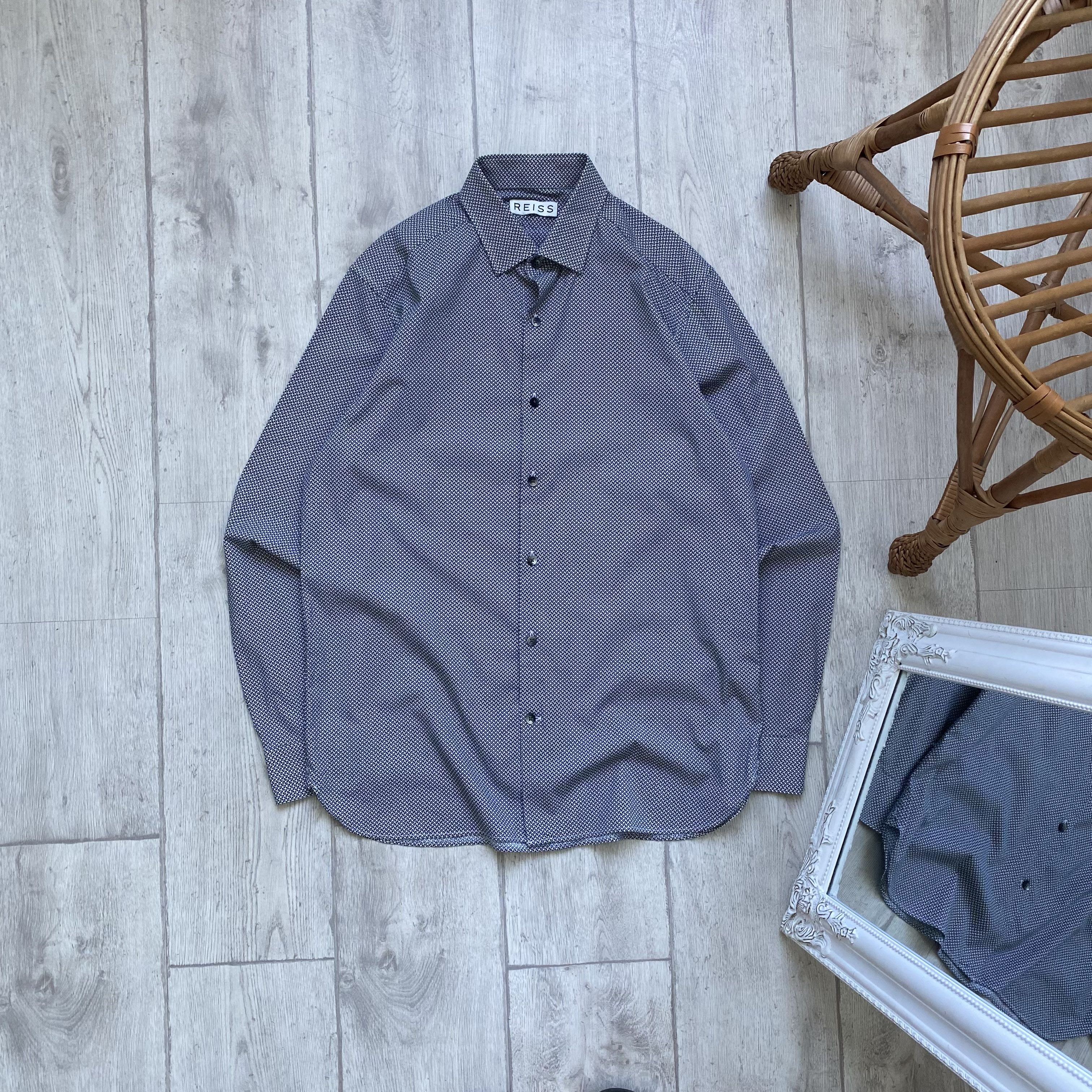Reiss 👔 Luxury Reiss shirt button up oldmoney Long sleeve Size US L / EU 52-54 / 3 - 1 Thumbnail