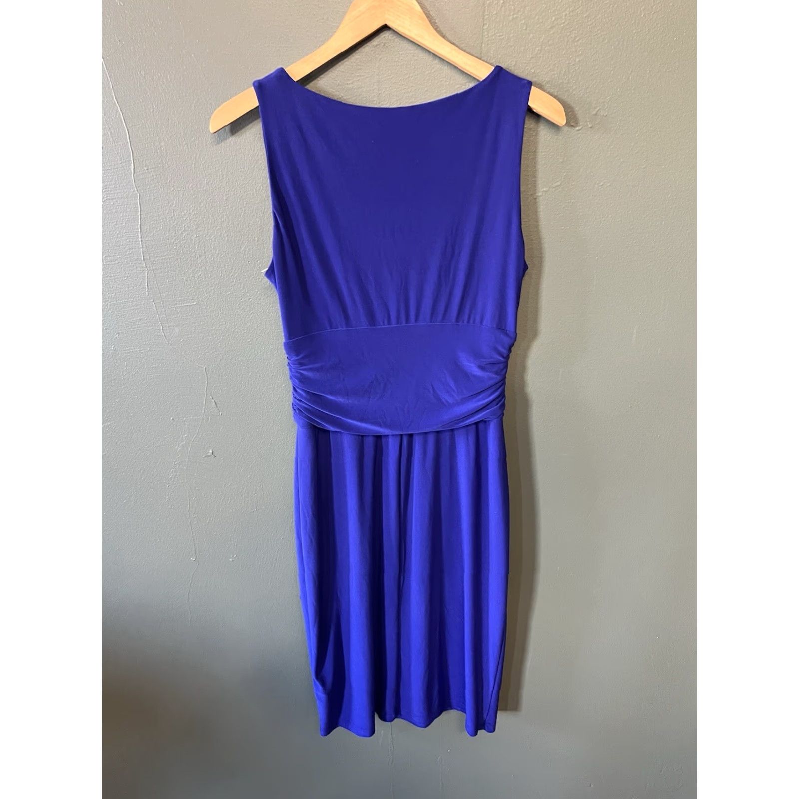 Ralph Lauren Lauren Ralph Lauren Womens Dress Sleeveless Knee Length Blue Size 8 Fit & Flare Men/Women style? Size M / US 6-8 / IT 42-44 - 2 Thumbnail