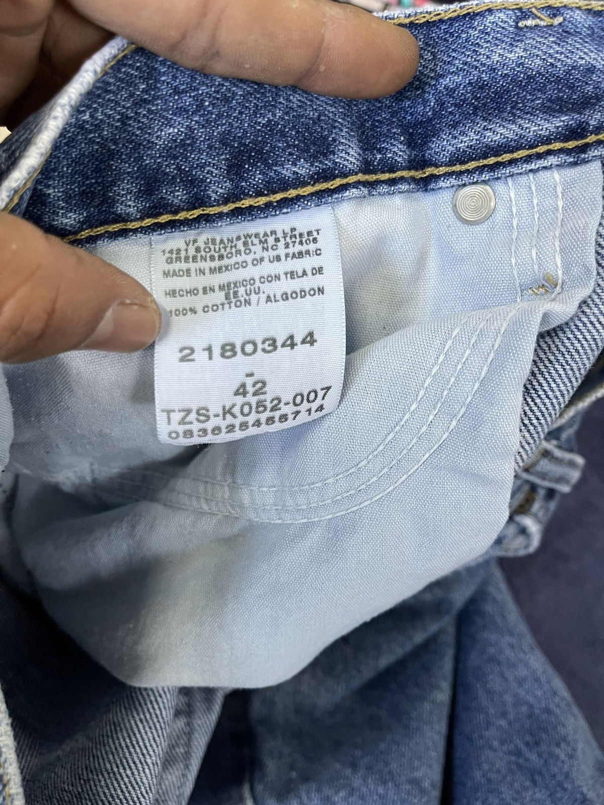 Lee × Vintage Lee Short pants Denim blue📸 Size US 42 / EU 58 - 8 Thumbnail