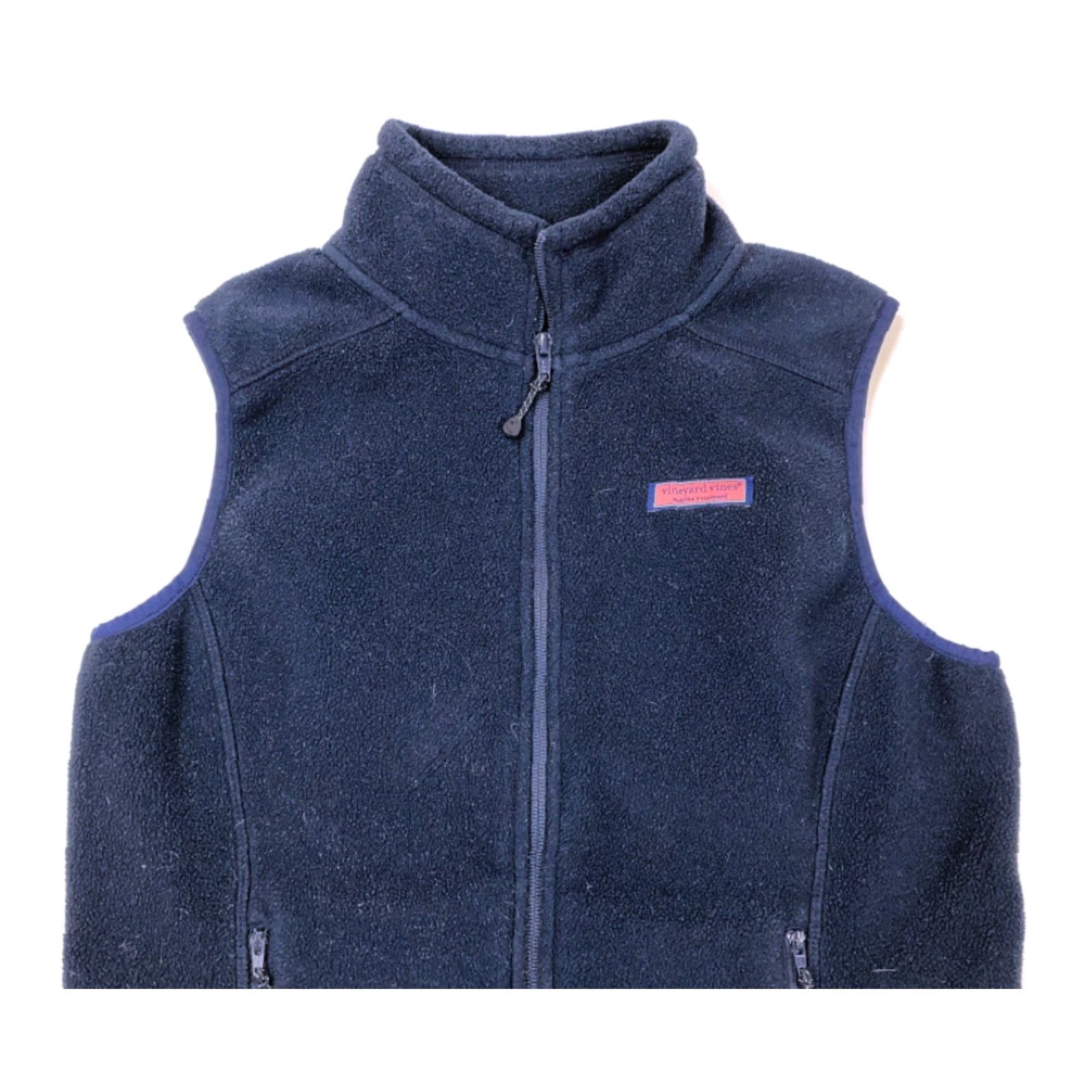 Vineyard Vines Vineyard Vines Martha's Vineyard Dark Blue Full Zip Fleece Vest Women's XS intrinsic? Size XS / US 0-2 / IT 36-38 - 3 Thumbnail