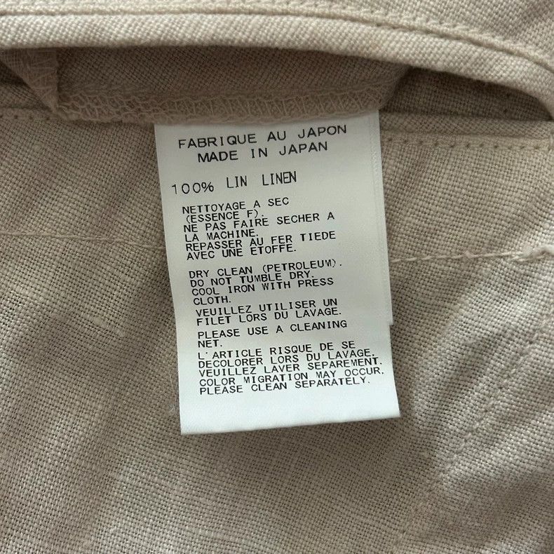 Yohji Yamamoto Yohji Yamamoto Yohji Yamamoto Linen Coat for Men Size US M / EU 48-50 / 2 - 5 Thumbnail