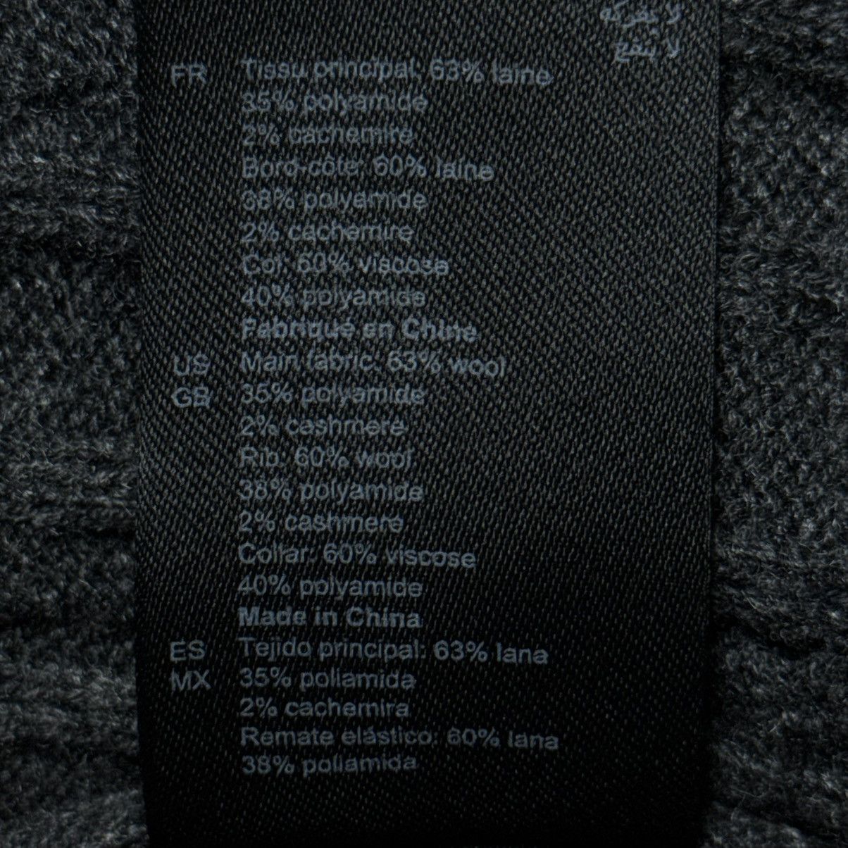 Sandro Sandro Reno Contrast Collar Sweater in Dark Grey Size XS / US 0-2 / IT 36-38 - 5 Thumbnail