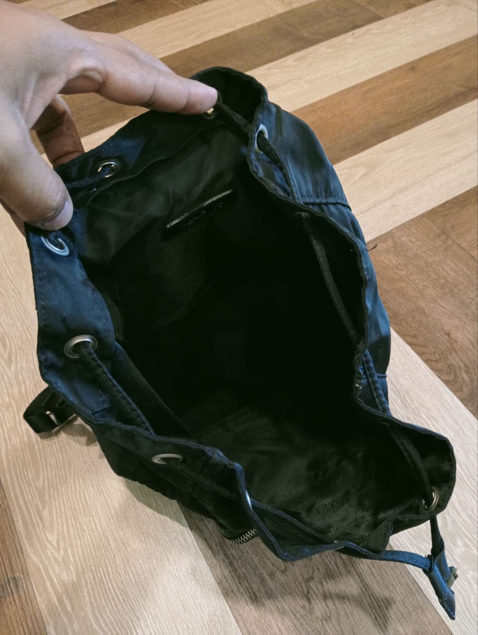agnes b. AGNES B. VOYAGE VINTAGE BACKPACK - BLACK Size ONE SIZE - 12 Thumbnail