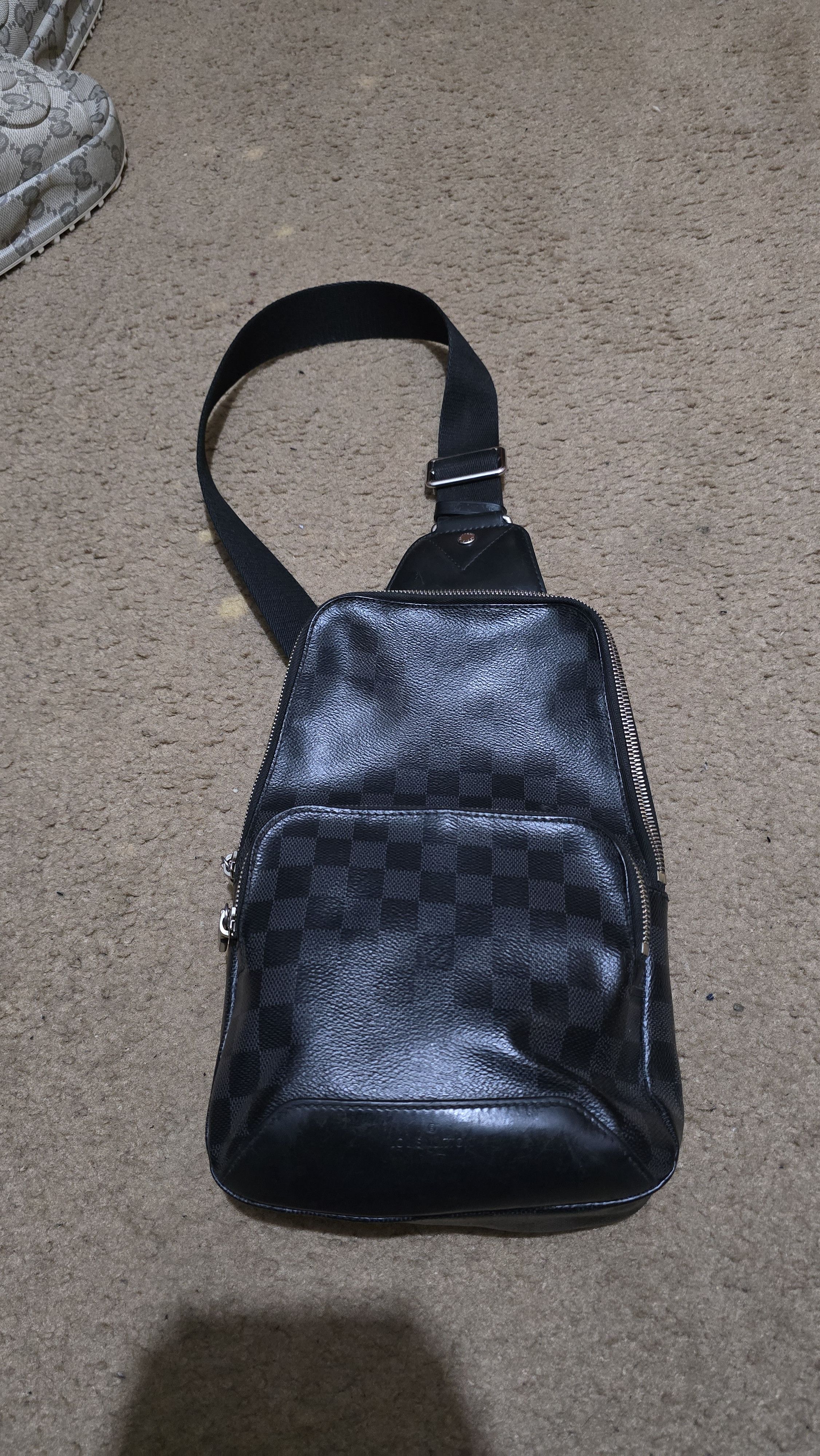 Louis Vuitton Louis Vuitton Avenue Sling Bag Graphite Damier Size ONE SIZE - 1 Thumbnail