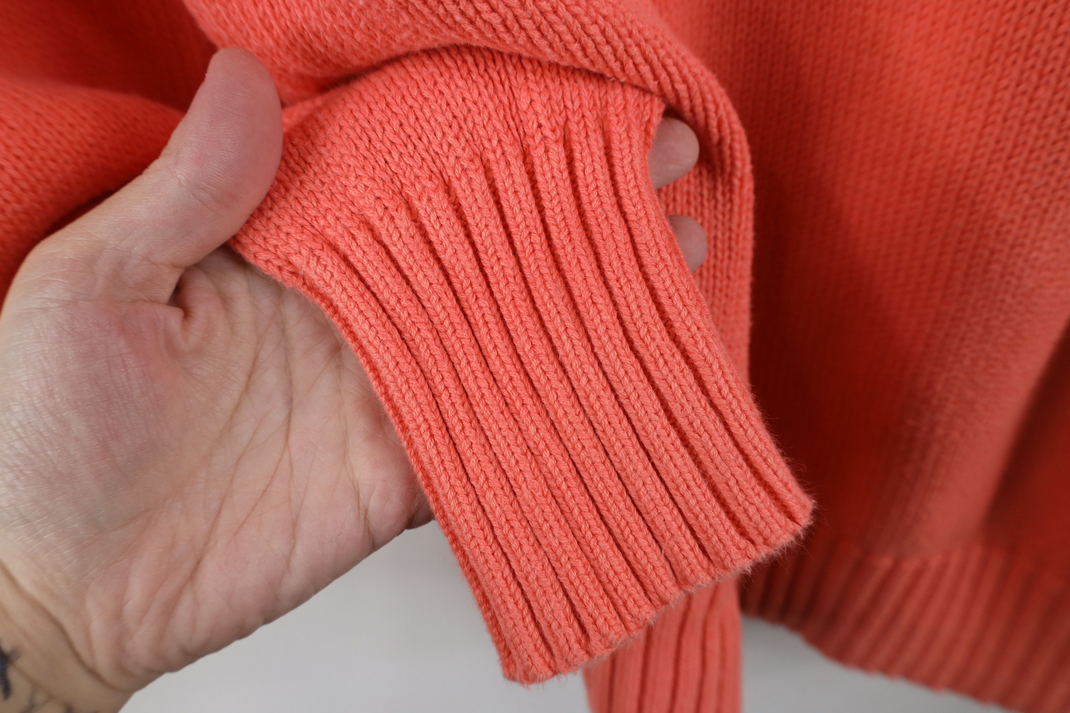 Polo Ralph Lauren Vintage 90s Ralph Lauren Ribbed Knit Crewneck Sweater Pink Size US L / EU 52-54 / 3 - 6 Thumbnail