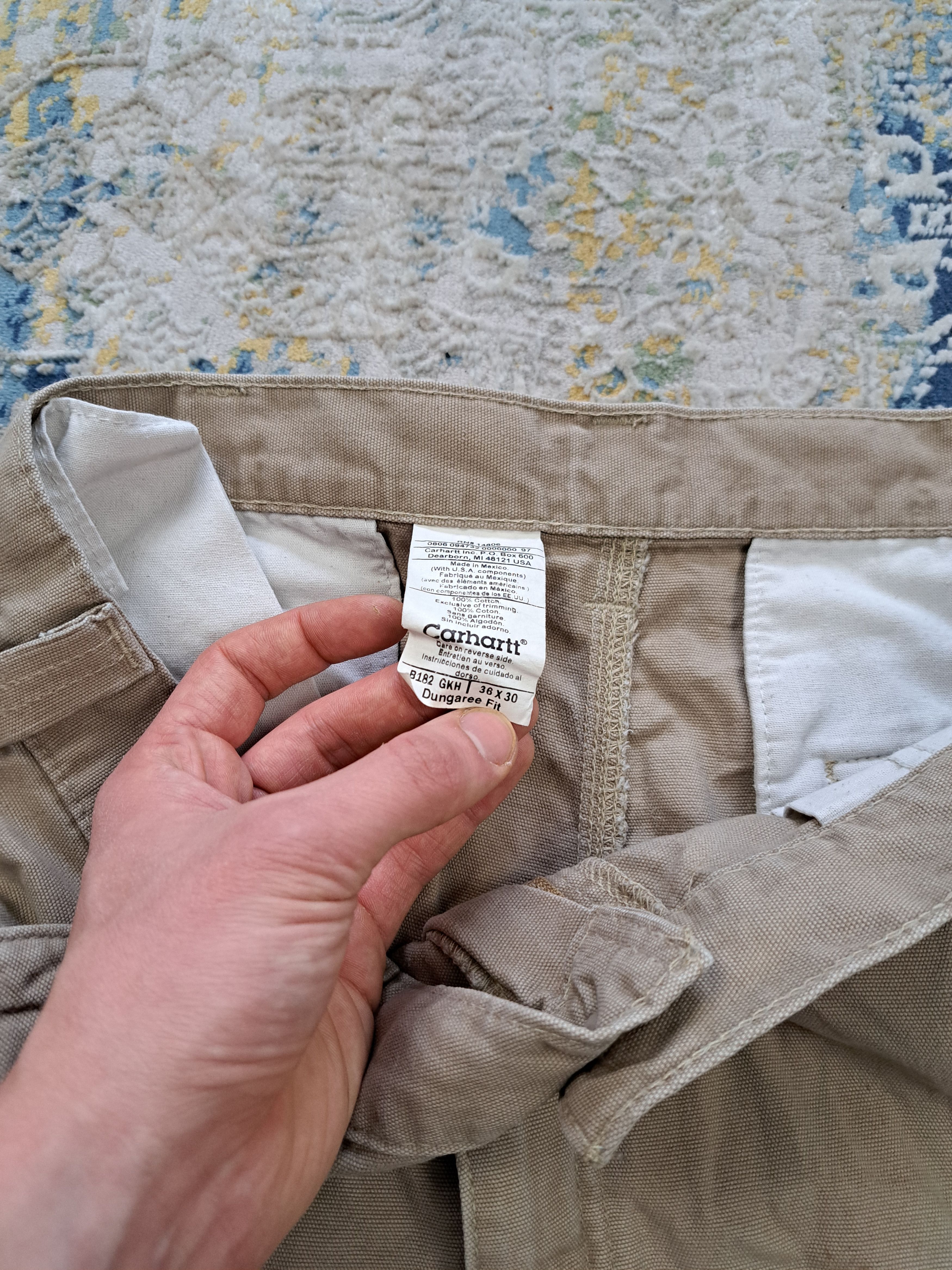 Carhartt Vintage 2006 Carhartt B182 GKH Cargo Pants Distressed Size US 36 / EU 52 - 11 Thumbnail