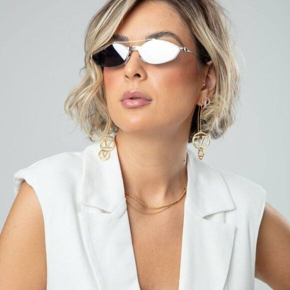 Fendi New Fendi FE40114U-Y 16C Sunglasses - Palladium Size ONE SIZE - 2 Thumbnail
