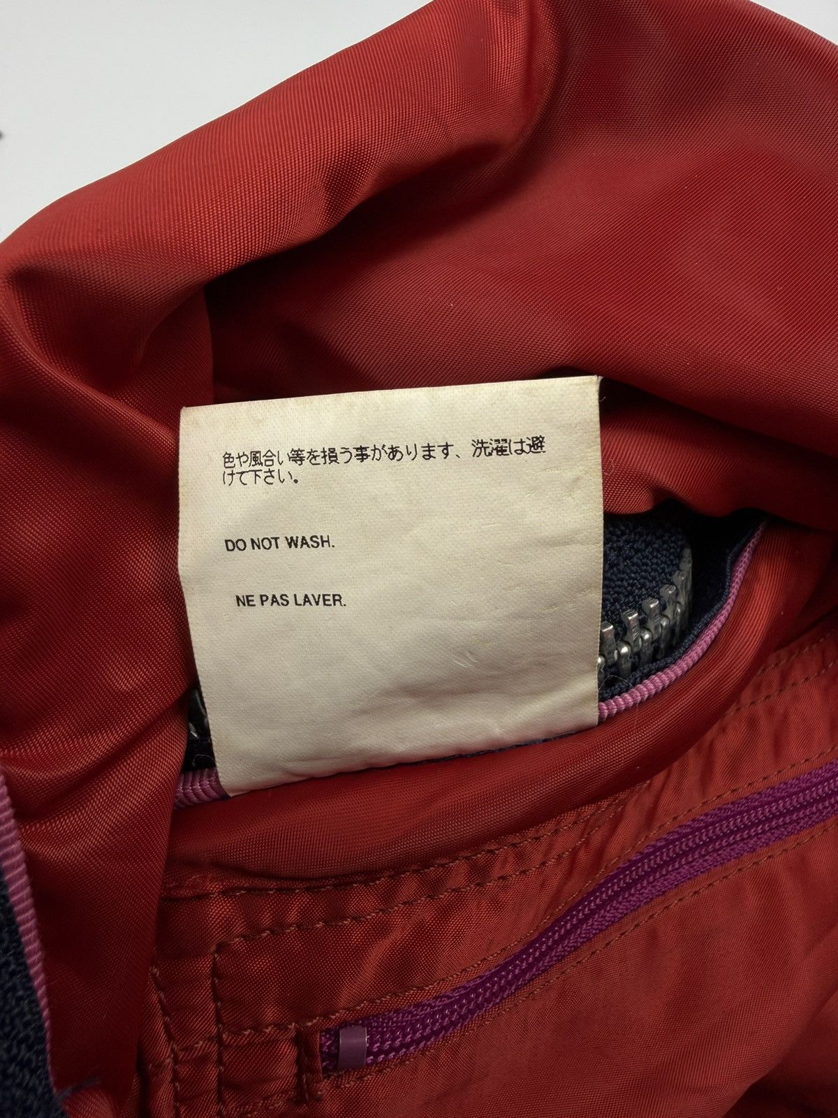 Comme des Garcons Comme des Garcons Assymetrical Navy Blue Nylon Bag Size ONE SIZE - 13 Thumbnail