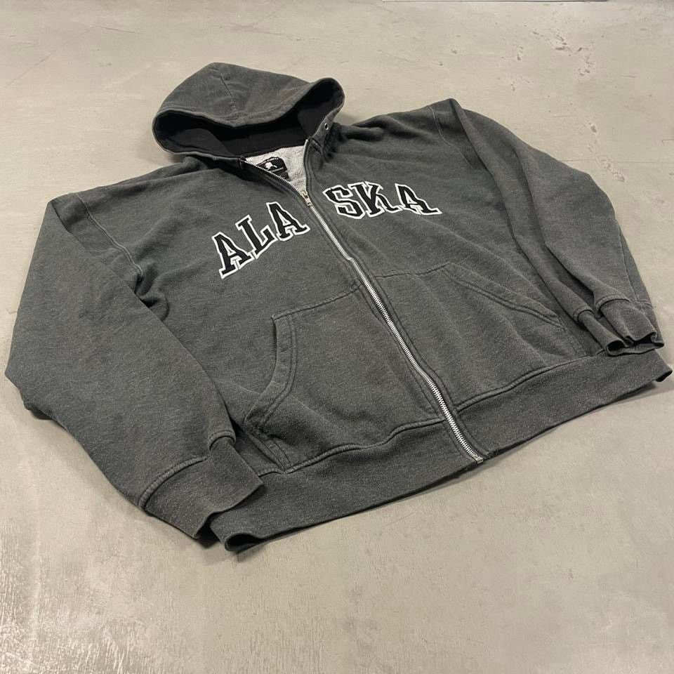 Vintage vintage Alaska zip up hoodie Size US XL / EU 56 / 4 - 1 Thumbnail