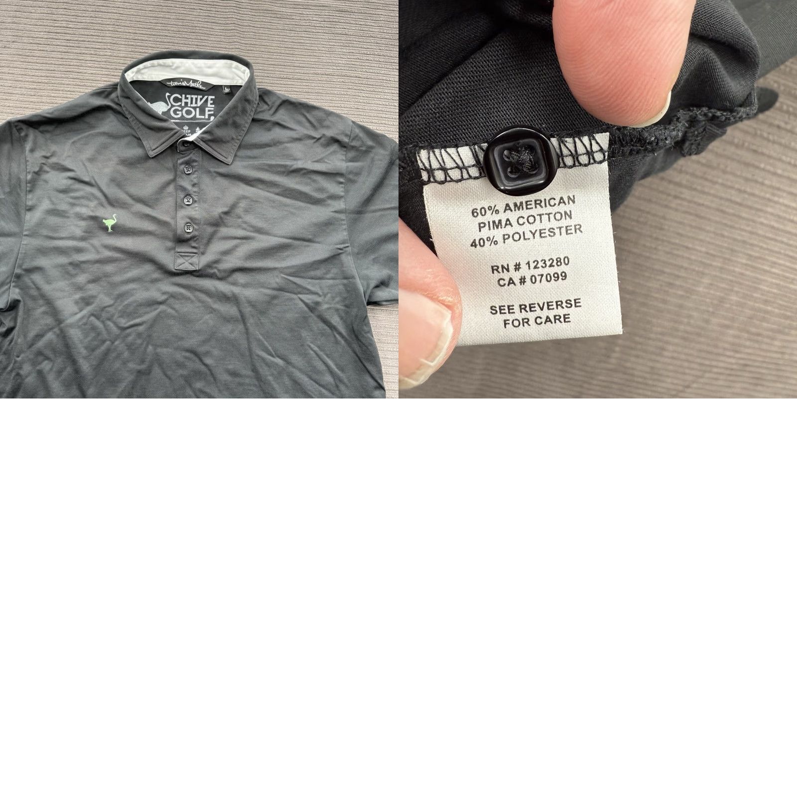 TravisMathew Travis Mathew Polo Shirt Men L Black Polyester Golf Polo Shirt Men Large Black Polo Shirt Size US L / EU 52-54 / 3 - 8 Thumbnail