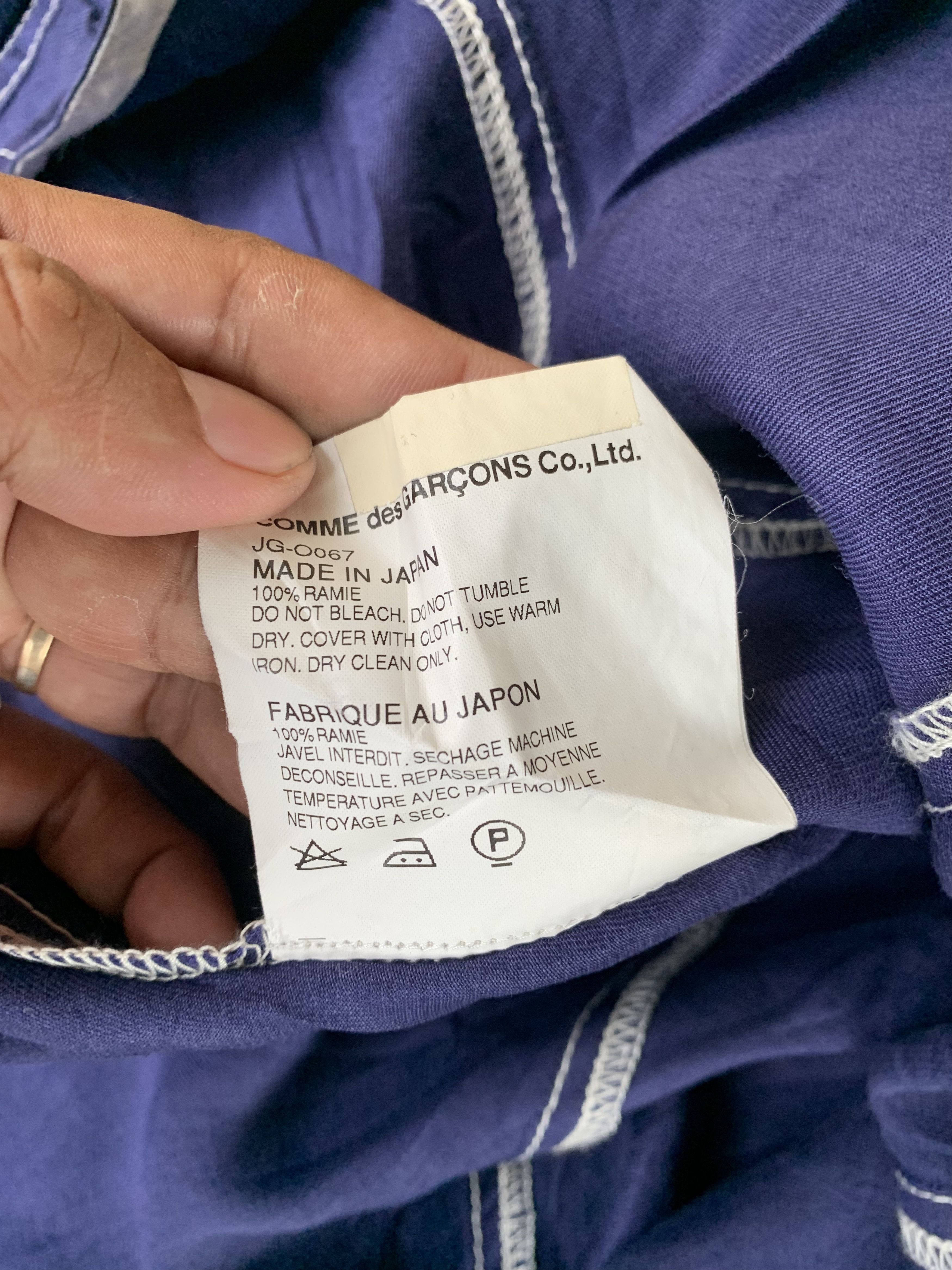 10 corso como x junya watanabe pattern is visible dress