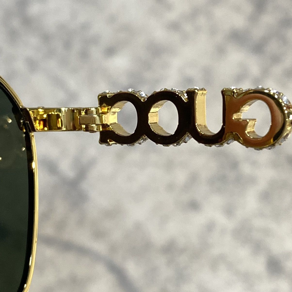 Gucci GUCCI GG1804S 001 GOLD GREY Size ONE SIZE - 9 Thumbnail