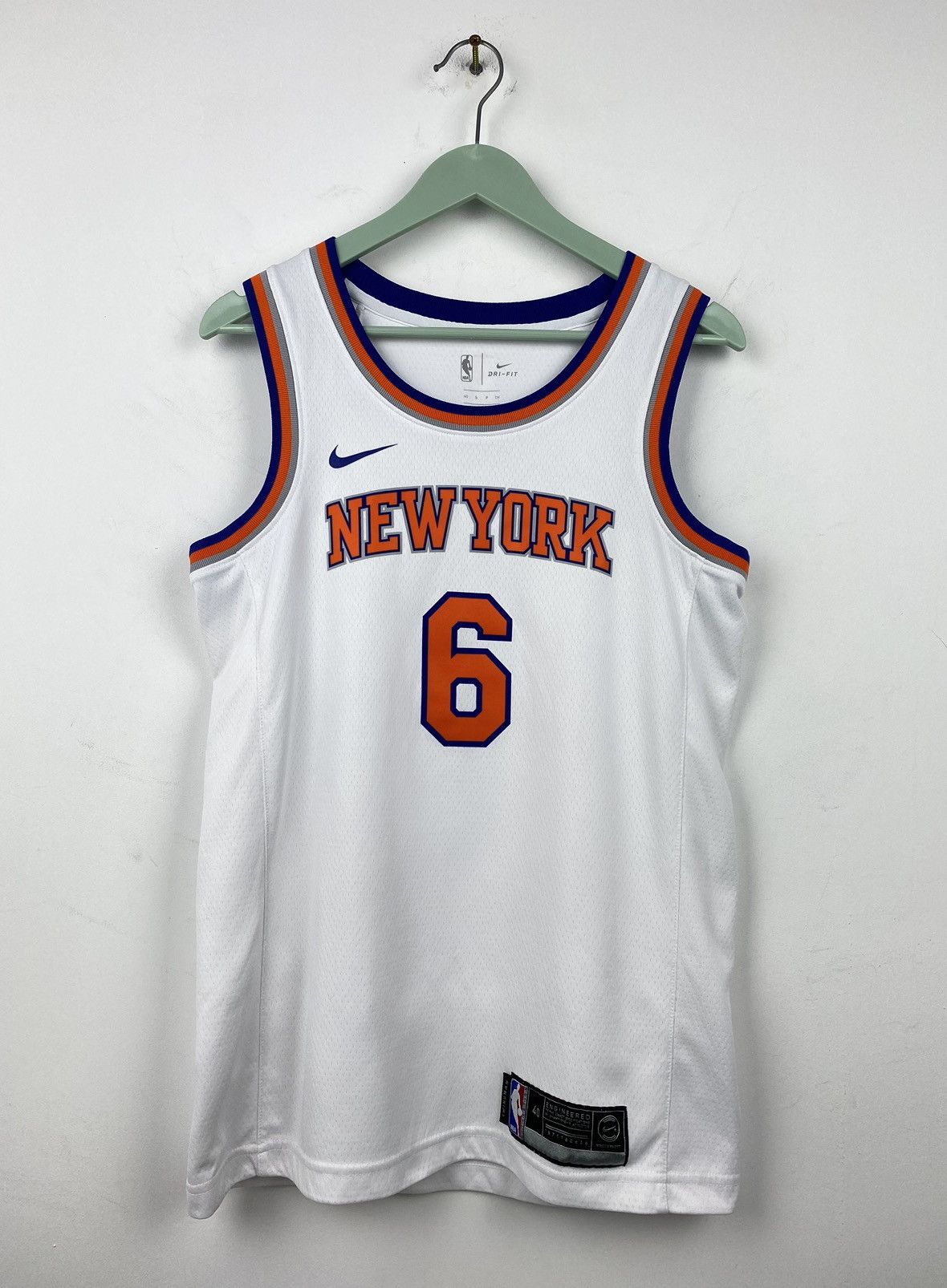 Nike New York Knicks NBA Porzingis #6 Jersey Lakers Bulls Size US S / EU 44-46 / 1 - 2 Thumbnail