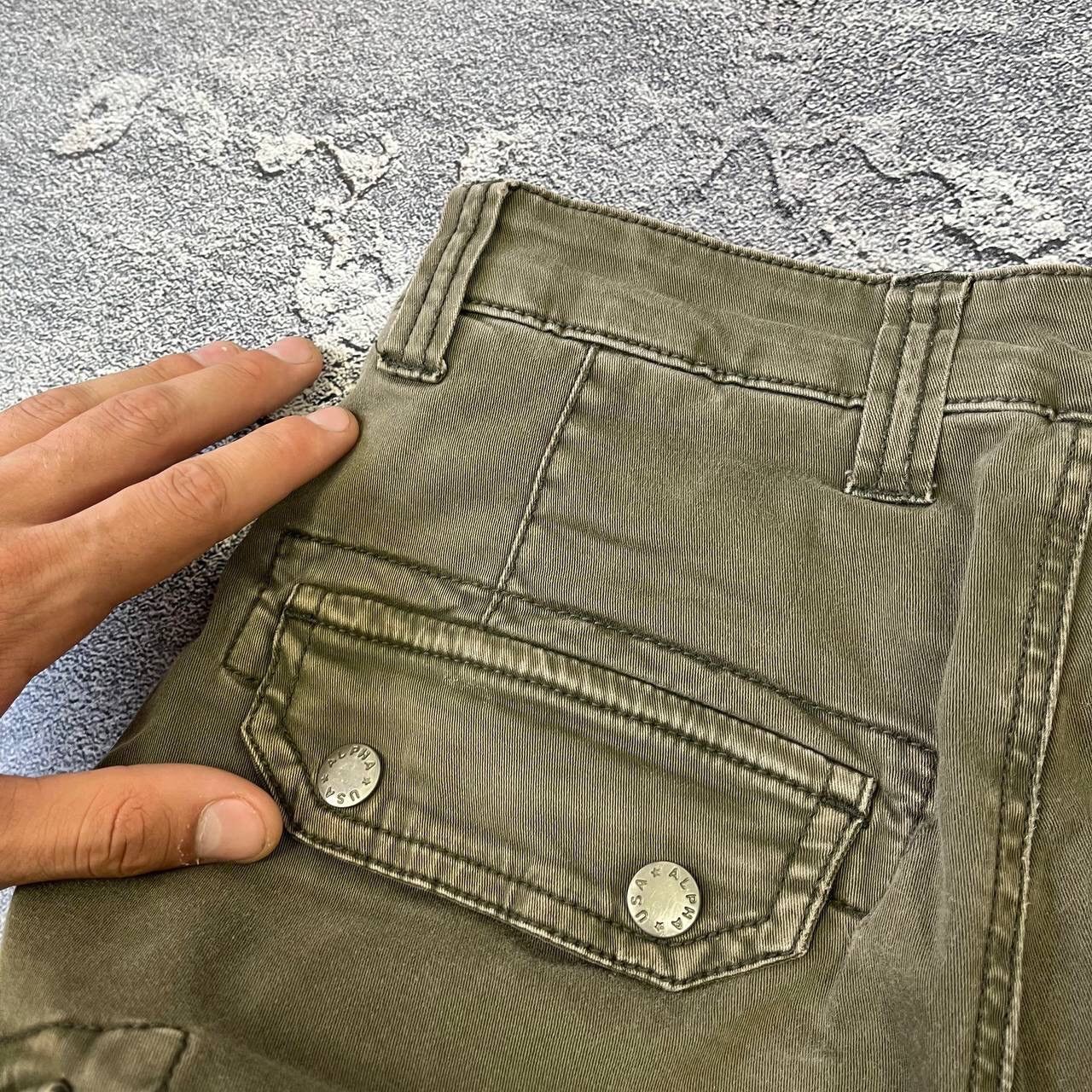 Vintage alpha industries usa military cargo combat pants Mens Size US 29 - 3 Thumbnail