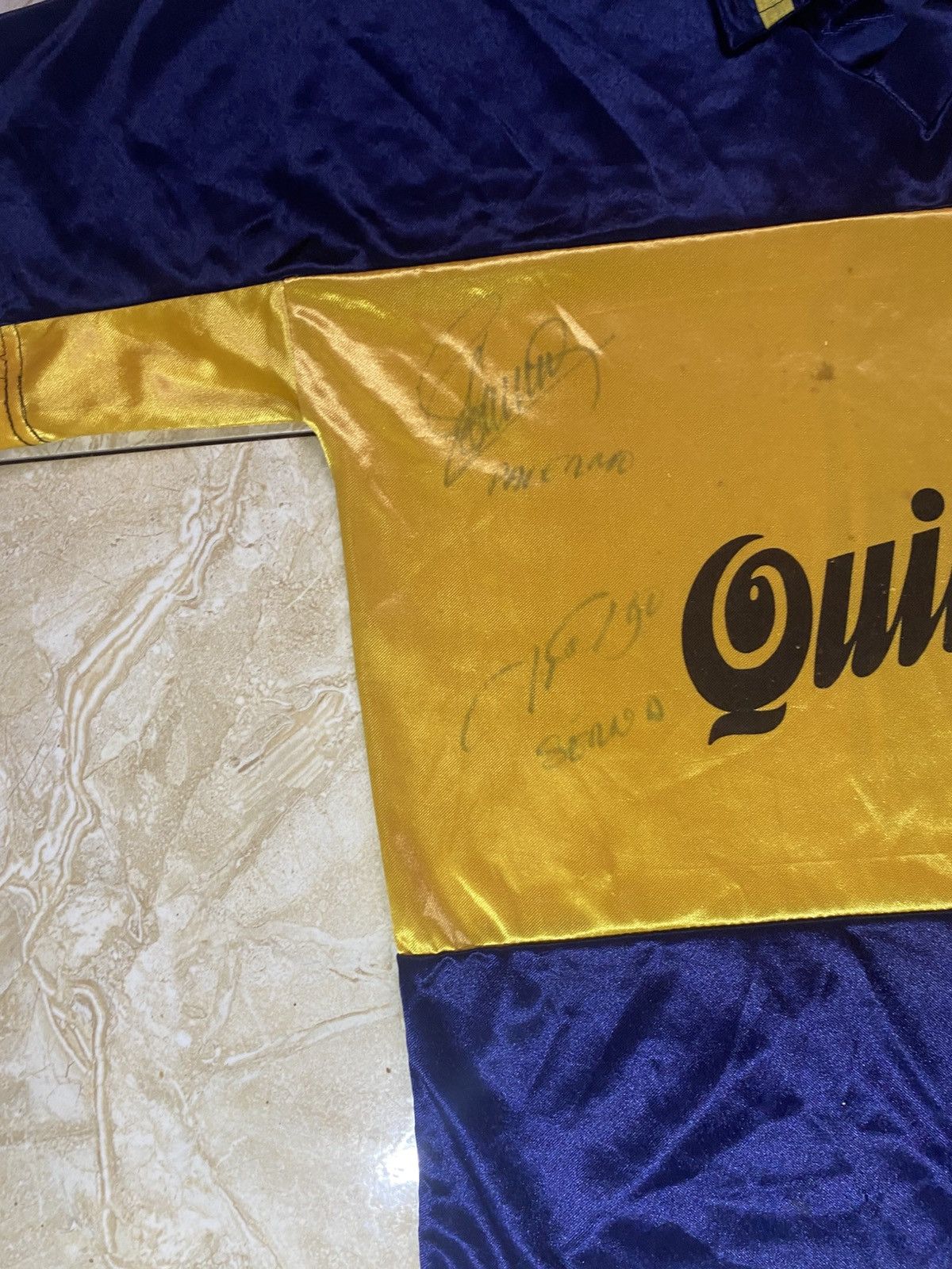 Vintage Boca juniors vintage jersey signed by 4 players Size US XS / EU 42 / 0 - 9 Thumbnail