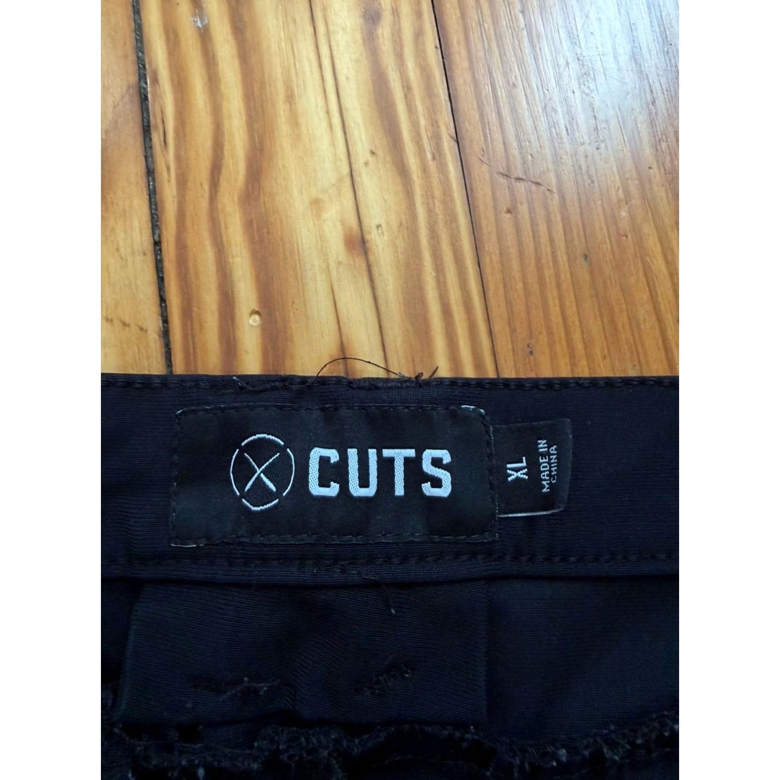 UES Clothing Cuts Clothing Jogger Pants Mens XL Black Slim Tapered Performance Stretch Flat Front Inseam 28 in Regular 28in Ease Casual Travel Men Size US 36 / EU 52 - 3 Thumbnail