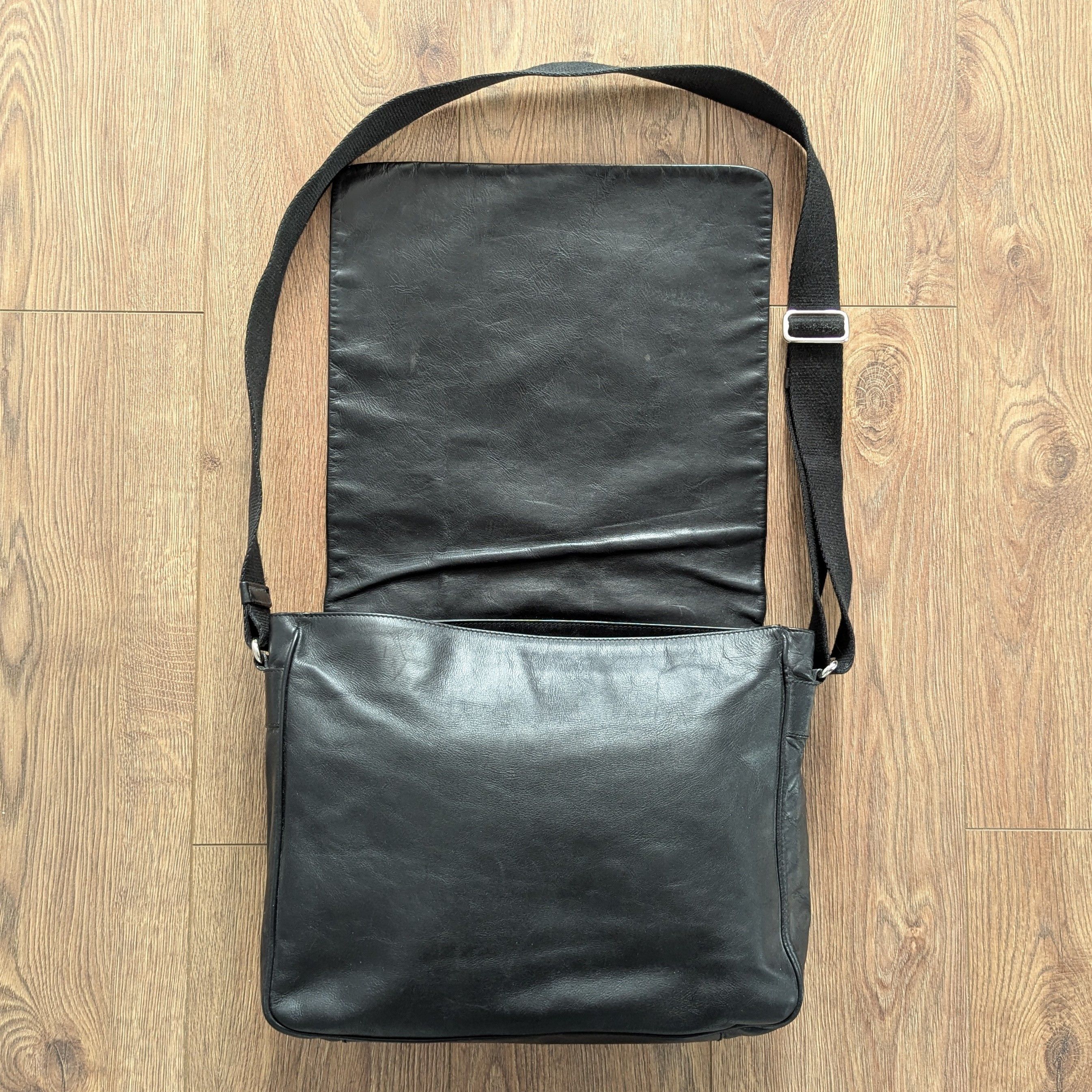 Bally × Leather Bally Crossbody Leather Messenger Bag Made In Italy Luxury Size ONE SIZE - 9 Thumbnail