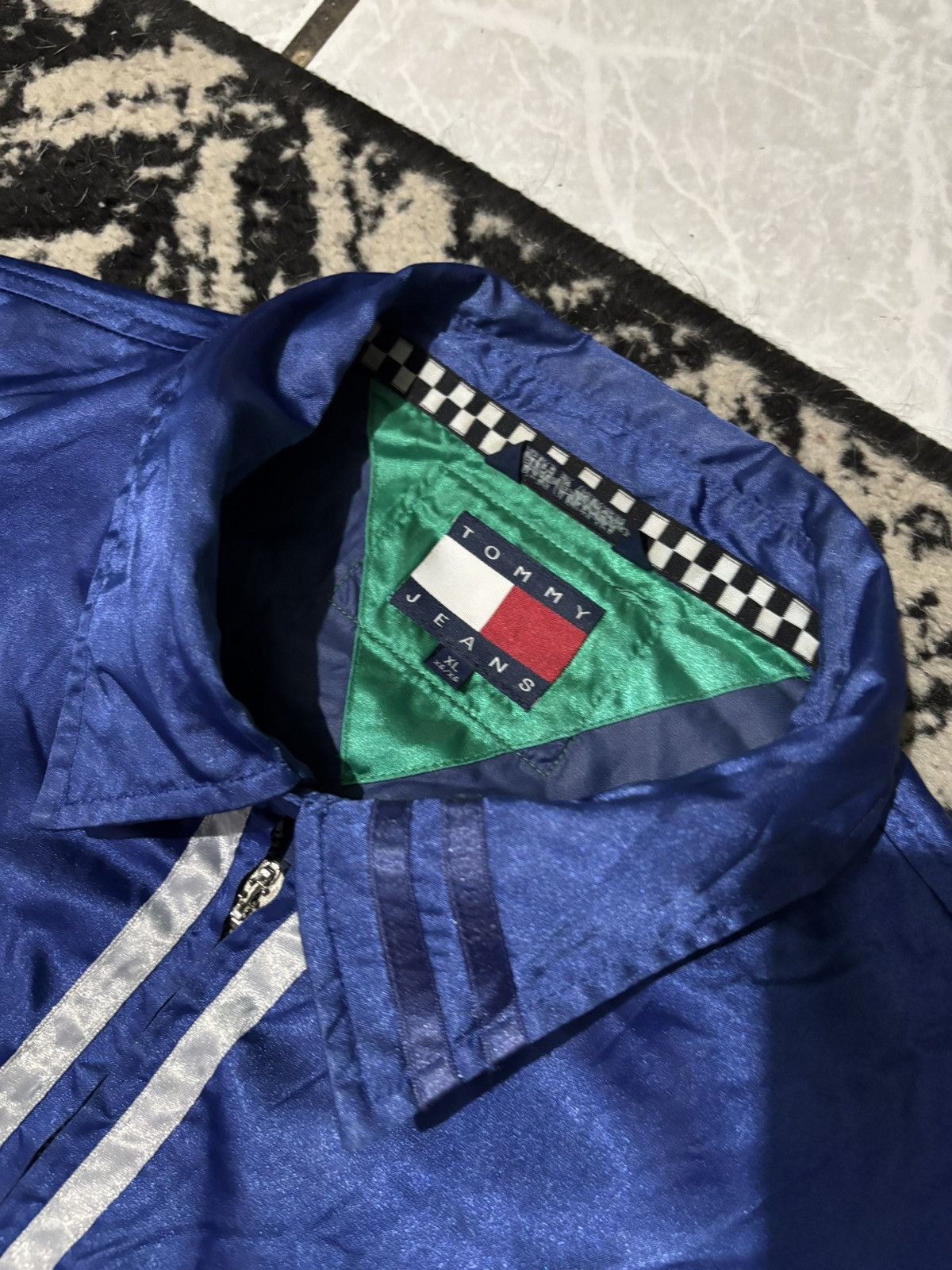 Tommy Hilfiger × Tommy Jeans × Vintage Tommy Jeans Authentic Racing Gear Size US XL / EU 56 / 4 - 4 Thumbnail