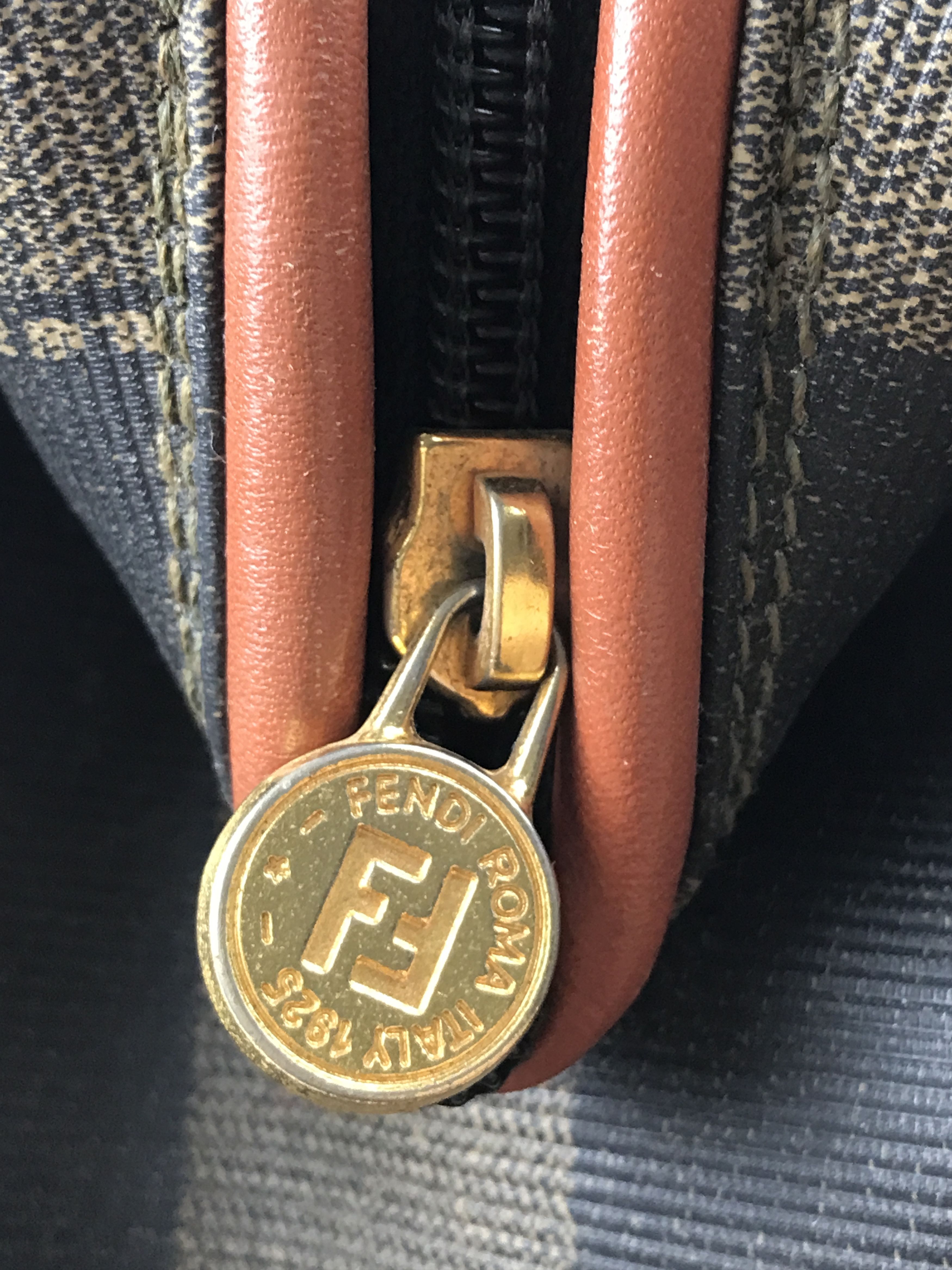 Fendi × Vintage Vintage Fendi Pequin Stripe Boston Bag Size ONE SIZE - 10 Thumbnail