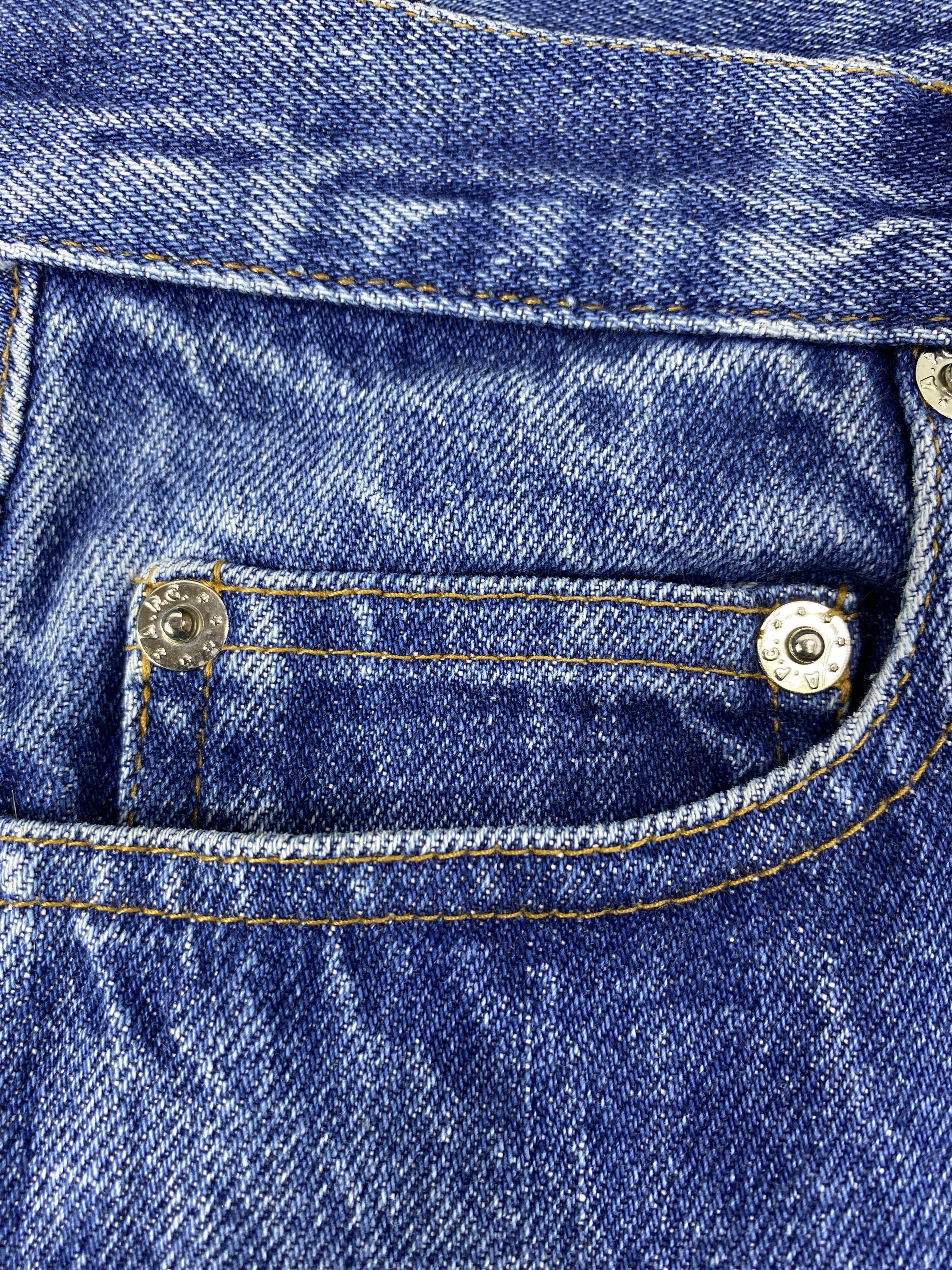 A.P.C. APC Blue Wash Jeans - J1127 Size US 26 / EU 42 - 11 Thumbnail