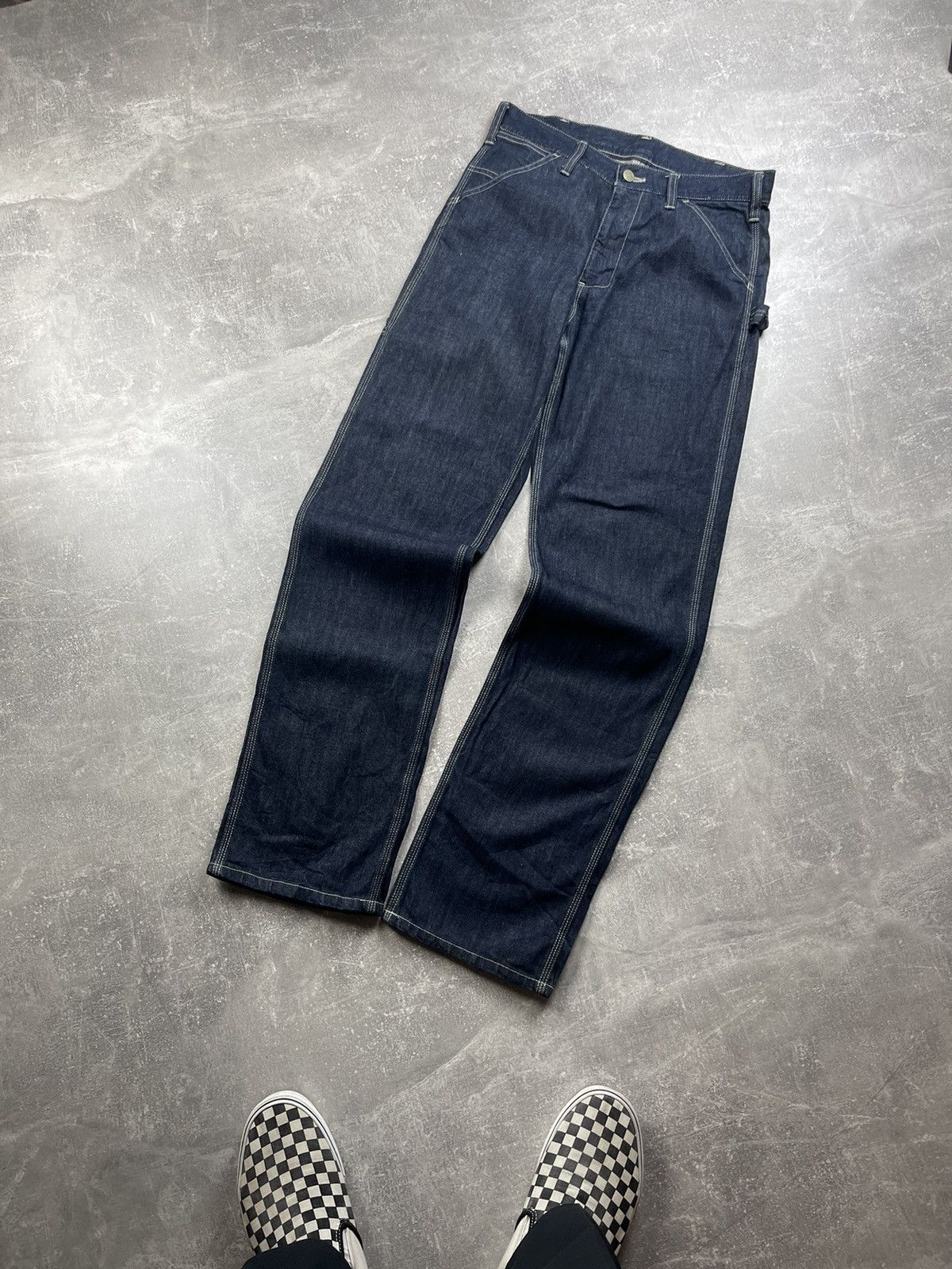 Japanese Brand × Oshkosh OshKosh B'Gosh Vintage Japanese Straight Carpenter Jeans Size US 30 / EU 46 - 4 Thumbnail