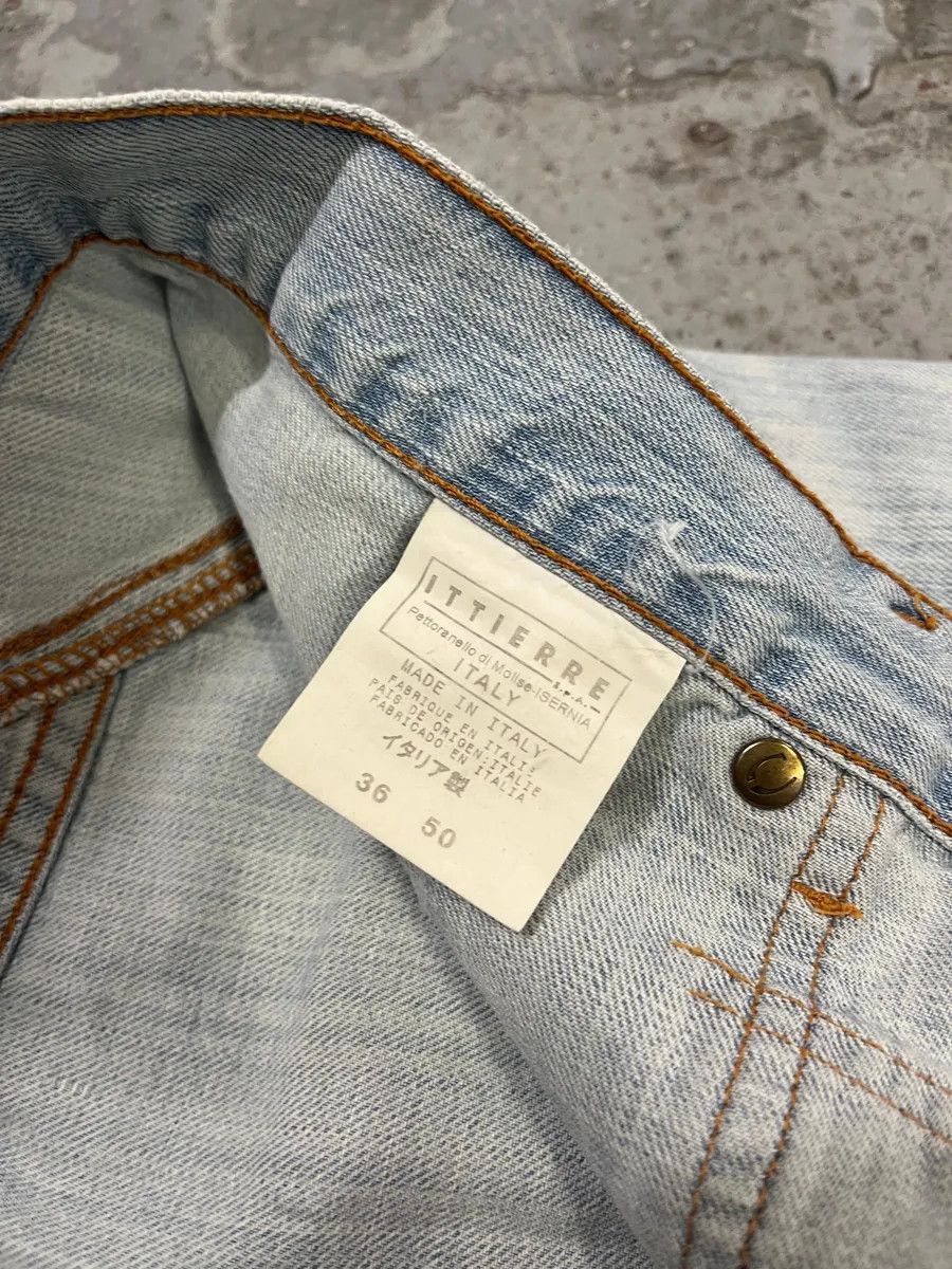 Roberto Cavalli 2000s Cavalli Light Blue Stiched Denim Jeans Size US 32 / EU 48 - 13 Thumbnail