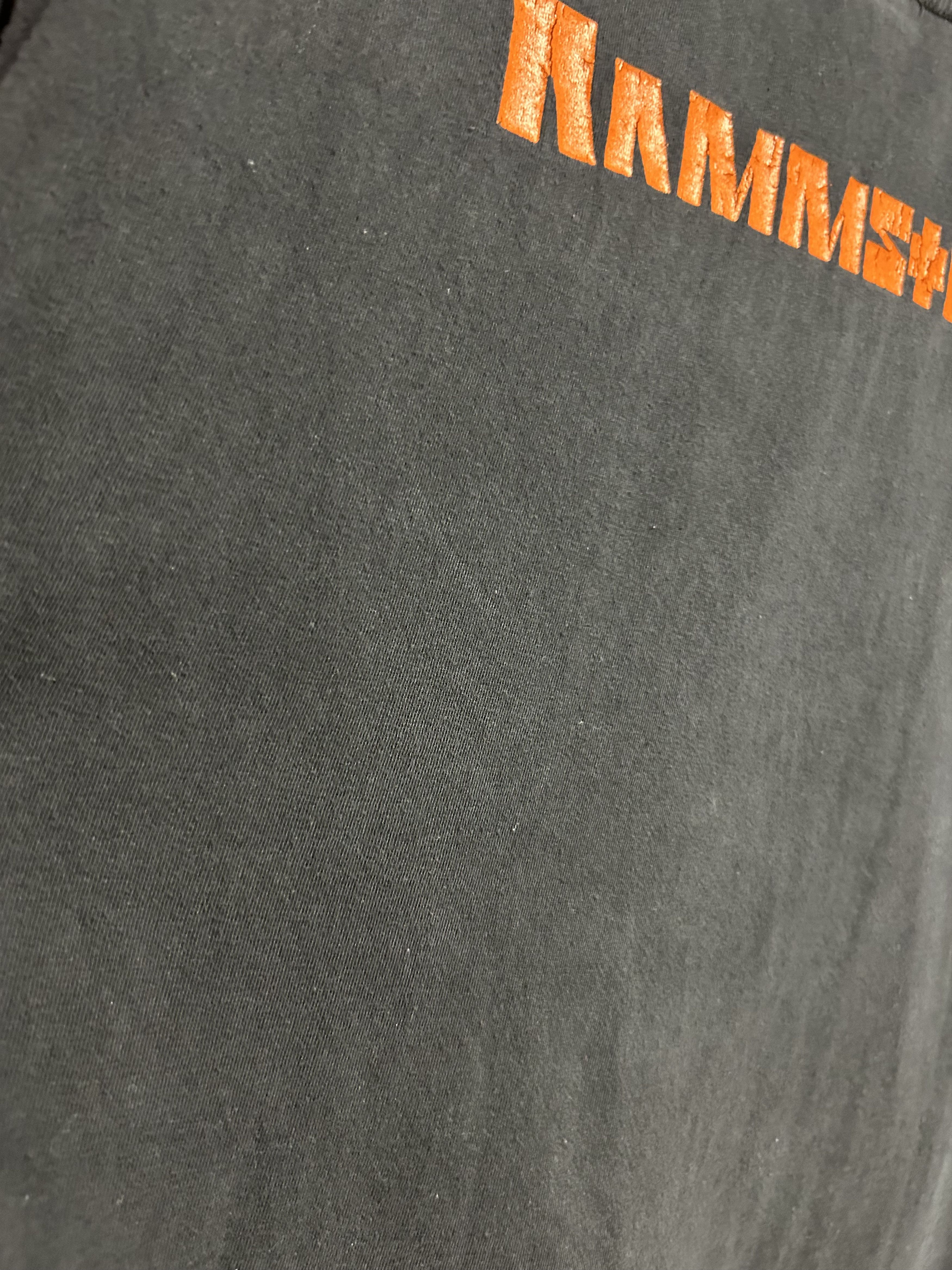 Band Tees × Vintage Vintage 90s Rammstein Rock band T-shirt Size US XL / EU 56 / 4 - 11 Thumbnail