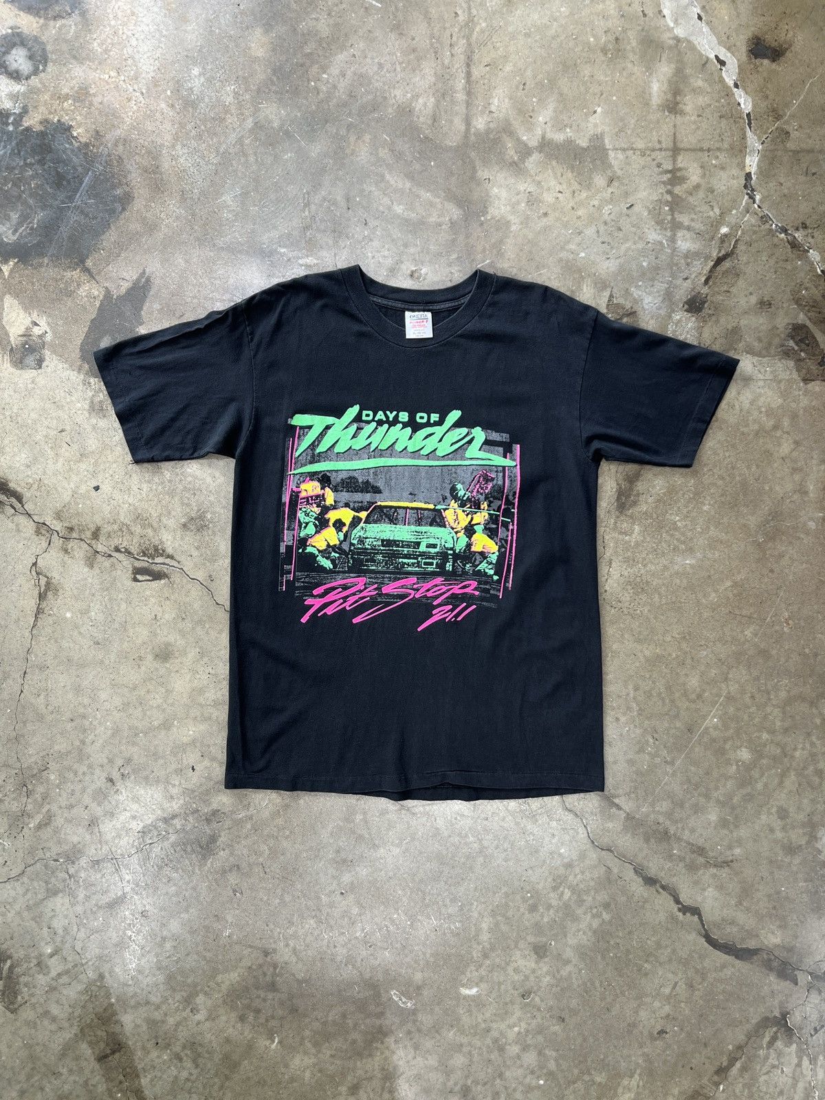 NASCAR Vintage 90s Days of Thunder Pit Crew Movie Racing Tee XL Size US XL / EU 56 / 4 - 2 Thumbnail