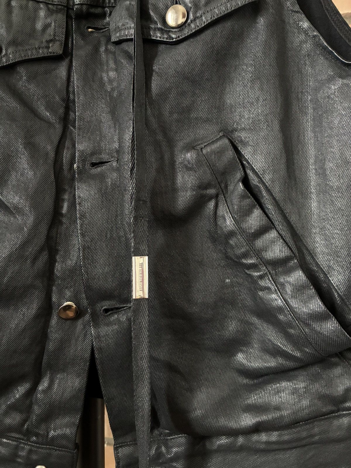 Ann Demeulemeester Ann Demeulemeester Juliette Sleeveless Waxed Denim Jacket Size XS / US 0-2 / IT 36-38 - 3 Thumbnail